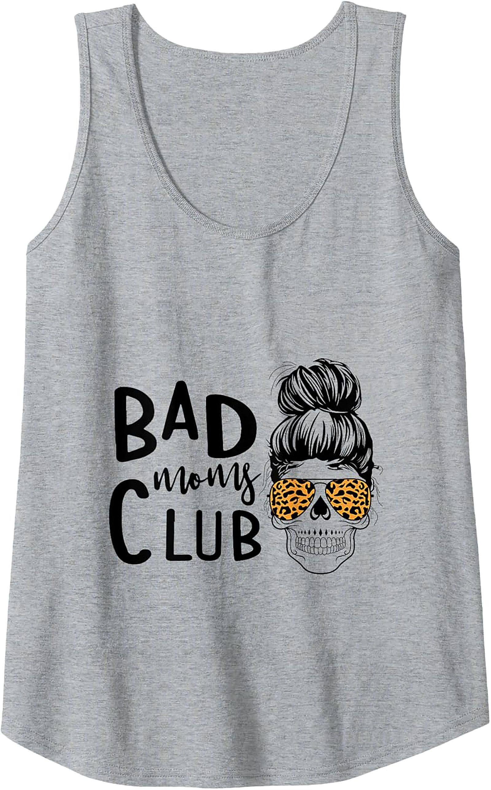 Bad Moms Club Tank Top Funny Mom Graphic Tank U.S. Cotton