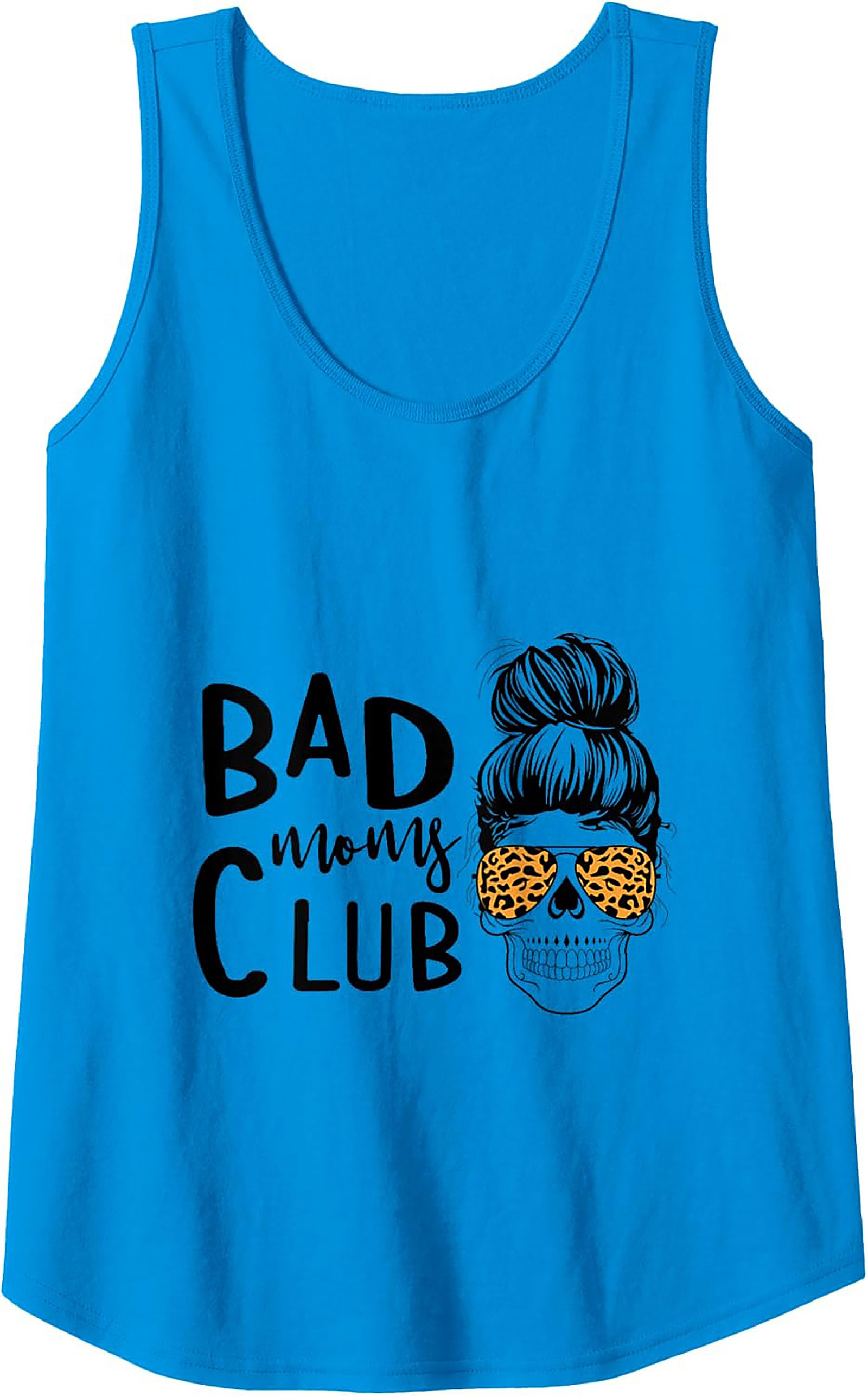 Bad Moms Club Tank Top Funny Mom Graphic Tank U.S. Cotton