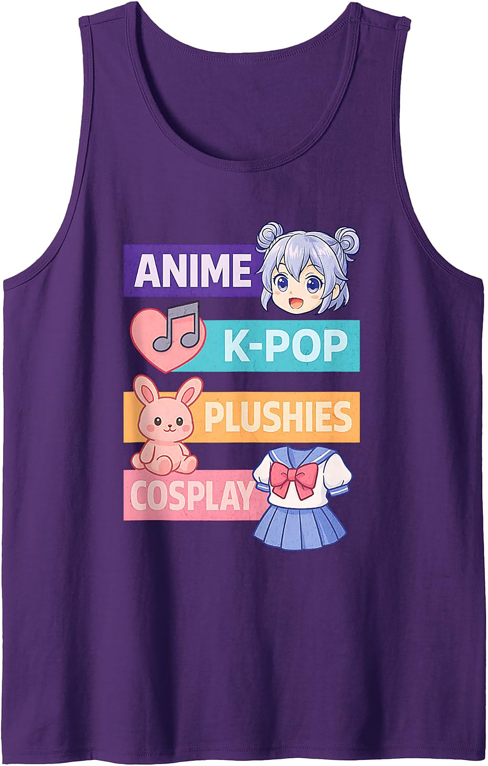 Anime K-Pop Plushies Cosplay Otaku Culture Tank Top