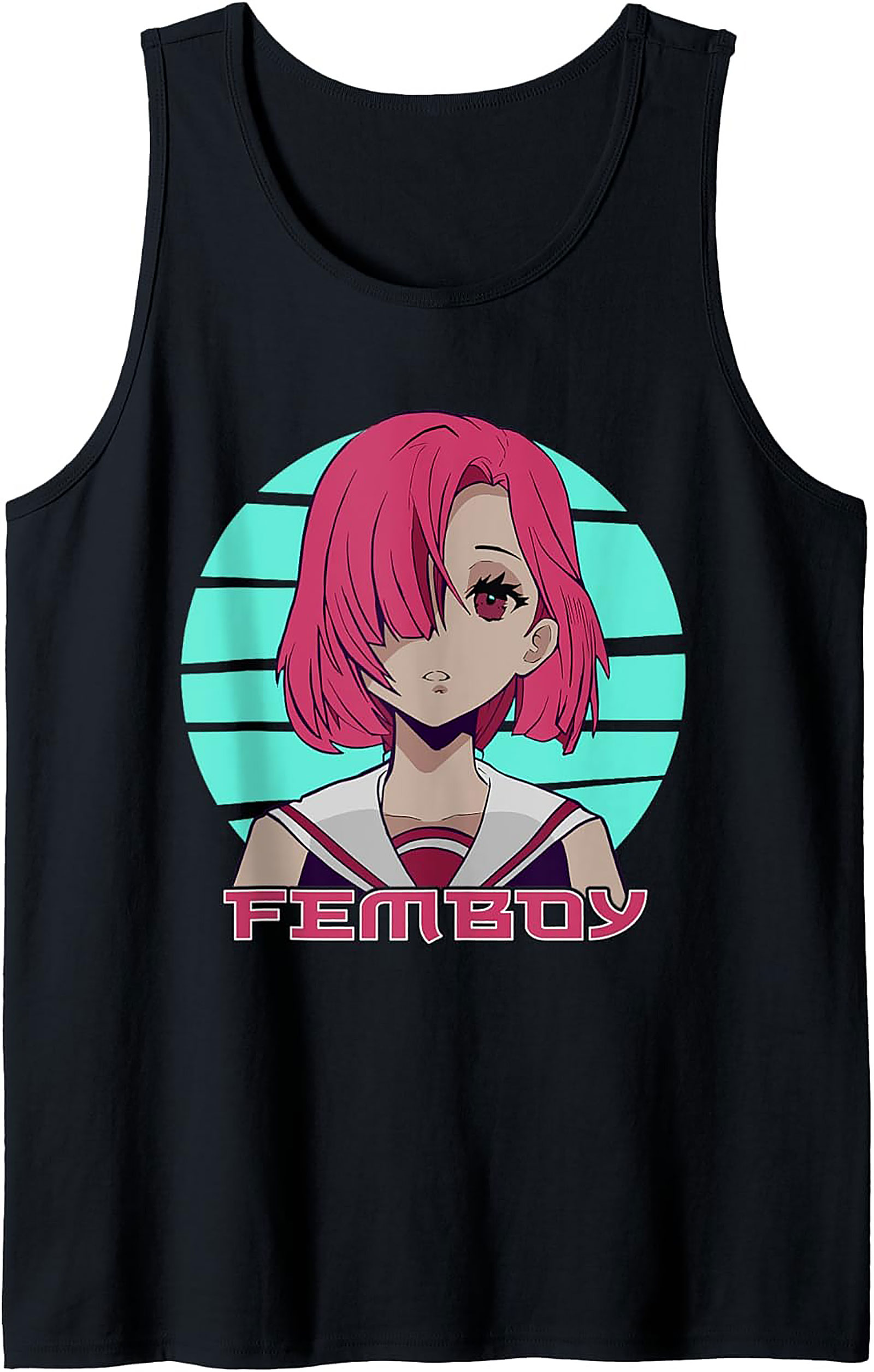 Femboy Anime Graphic Tank Top | Unisex Summer Wear