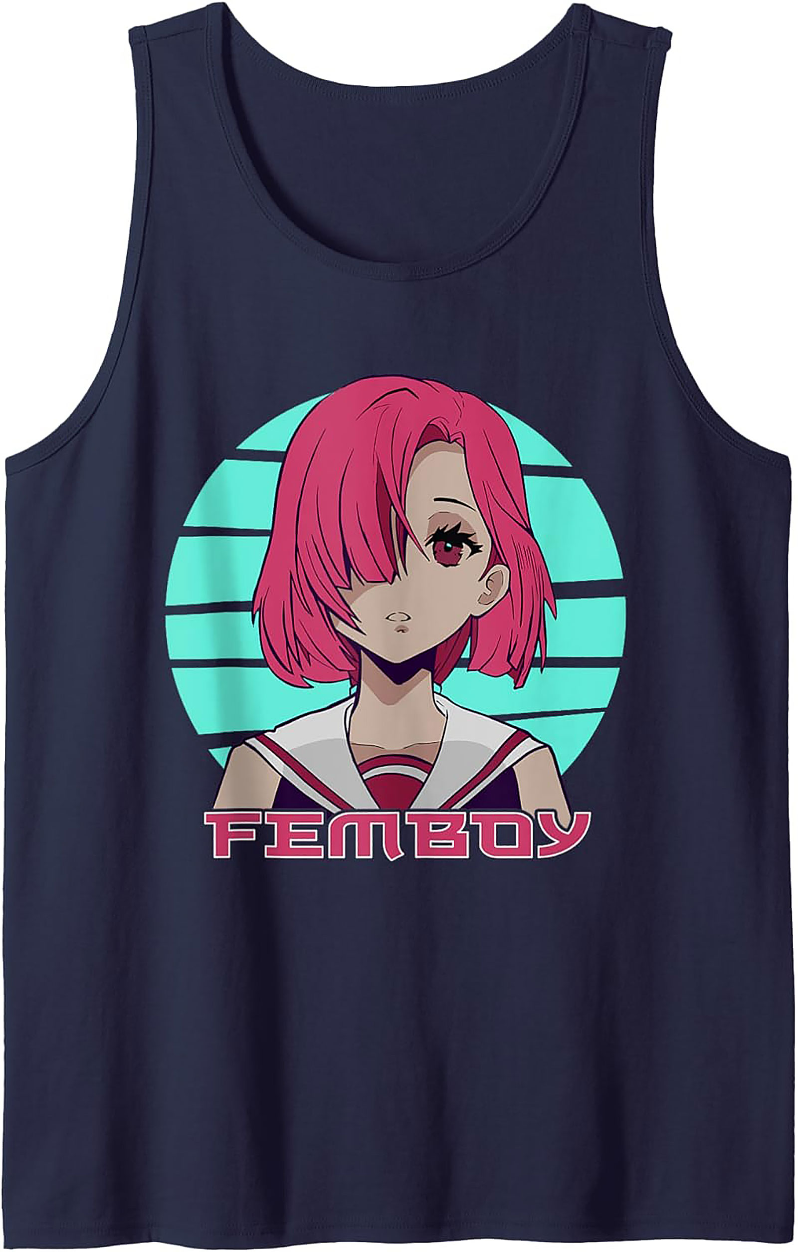 Femboy Anime Graphic Tank Top | Unisex Summer Wear