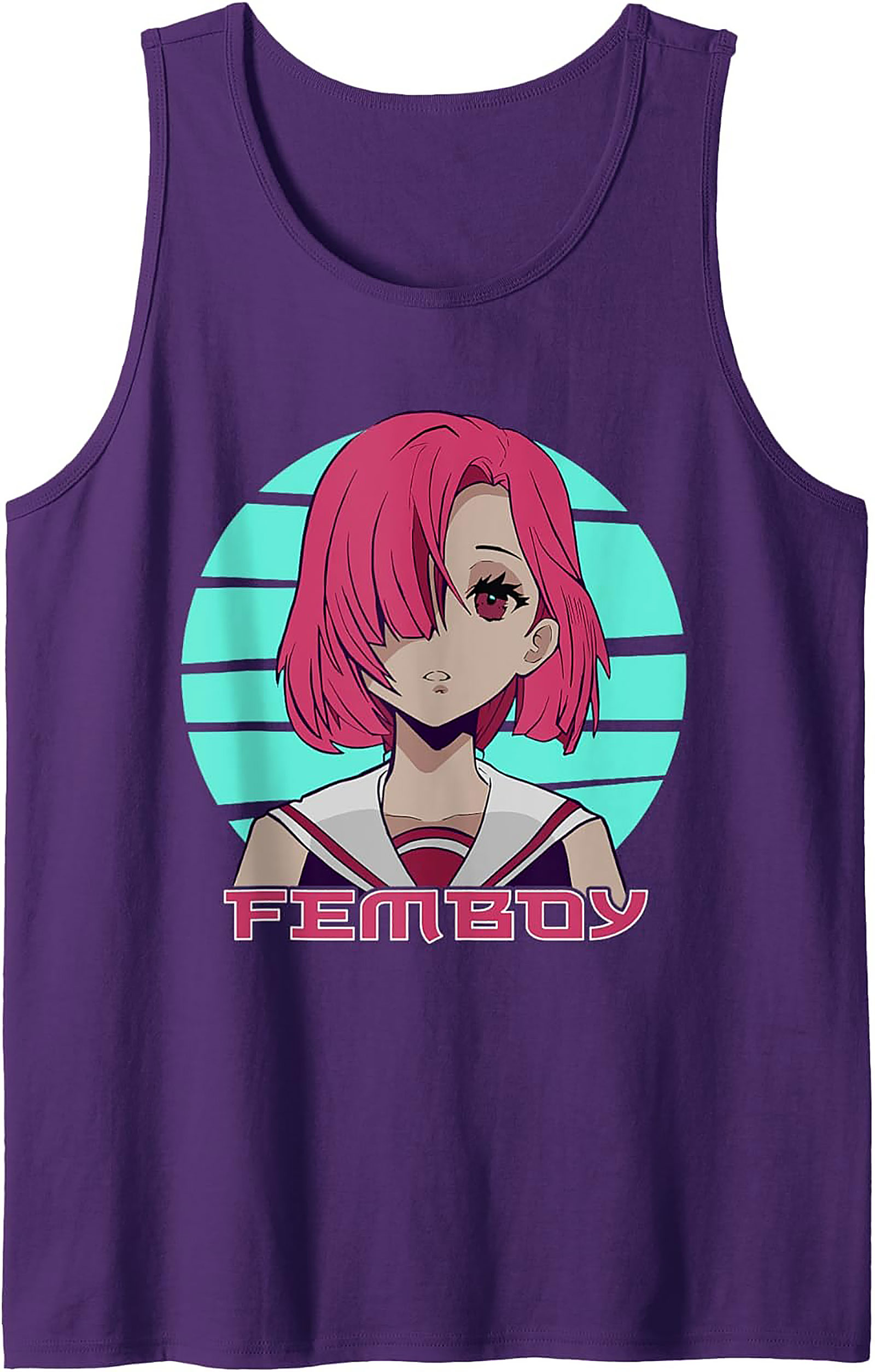 Femboy Anime Graphic Tank Top | Unisex Summer Wear