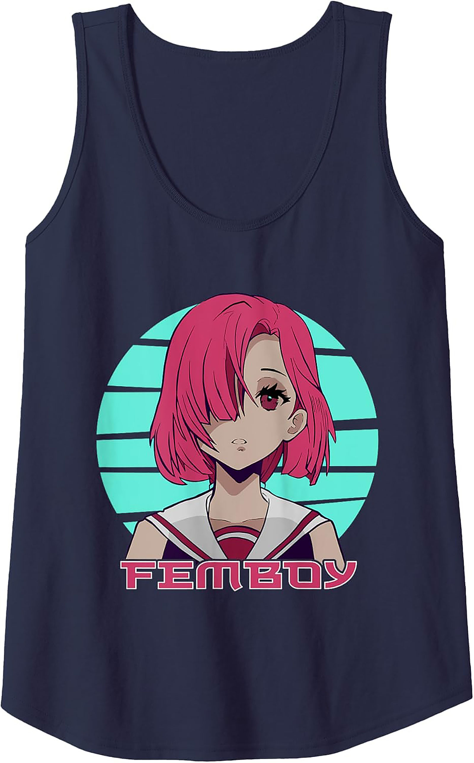 Femboy Anime Graphic Tank Top | Unisex Summer Wear