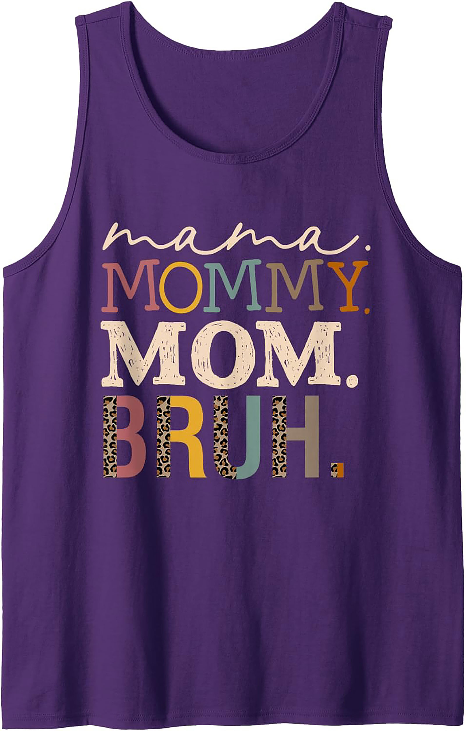 Mama Mommy Mom Bruh Funny Tank Top Motherhood Graphic Tank