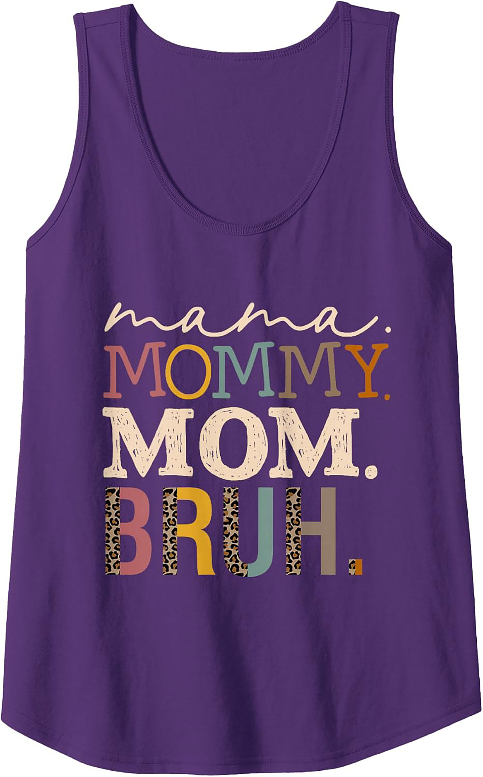 Mama Mommy Mom Bruh Funny Tank Top Motherhood Graphic Tank