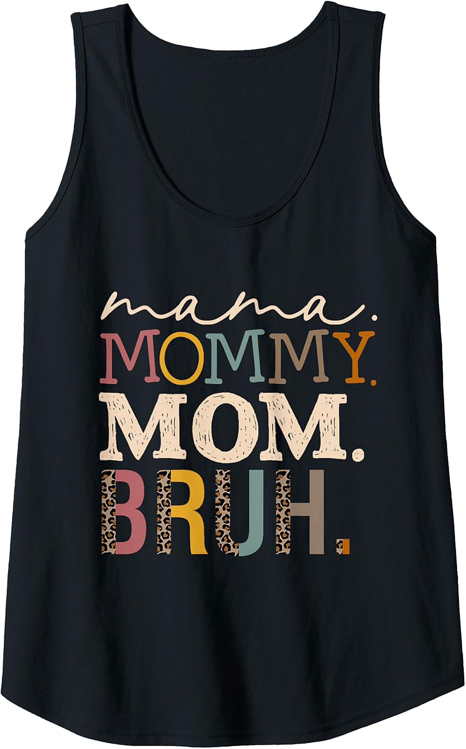 Mama Mommy Mom Bruh Funny Tank Top Motherhood Graphic Tank