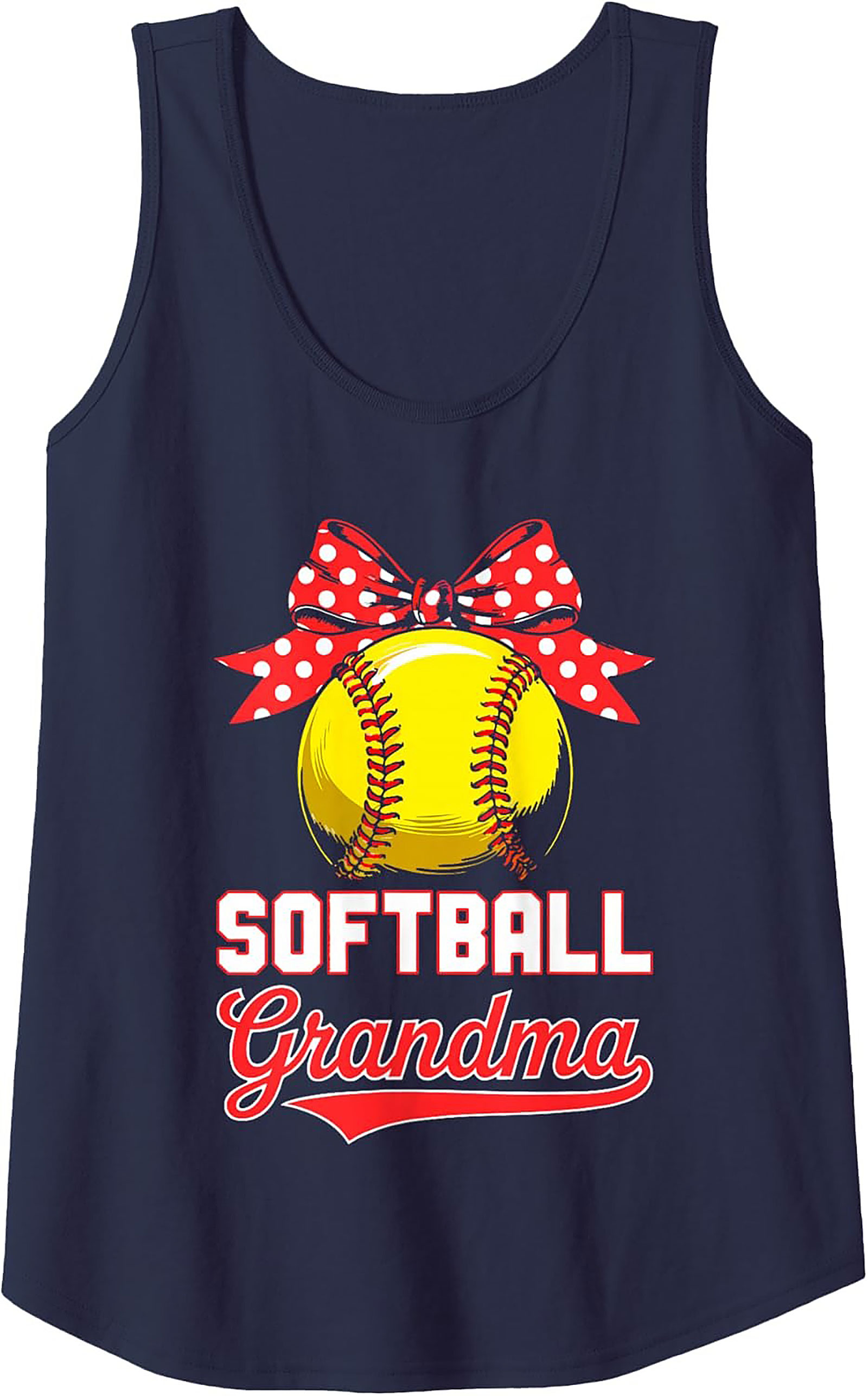 Softball Grandma Tank Top Proud Fan Gift Idea