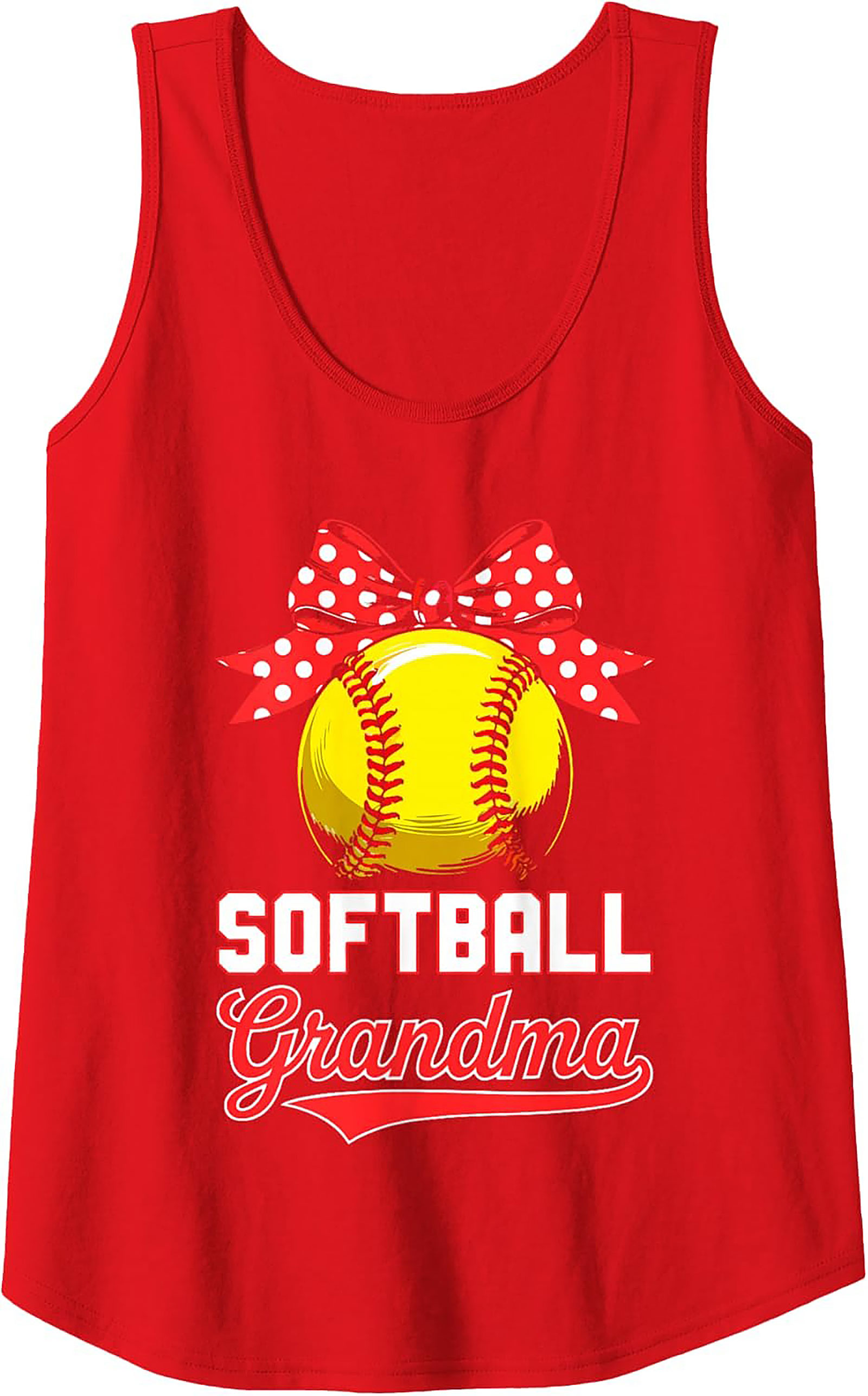 Softball Grandma Tank Top Proud Fan Gift Idea