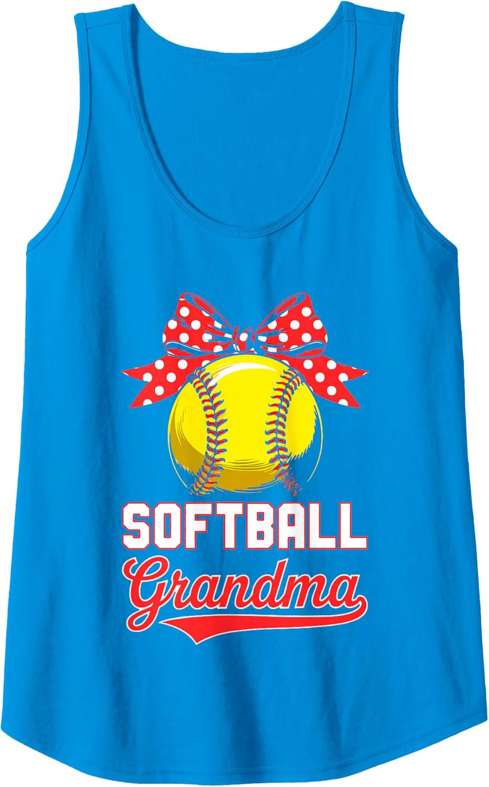 Softball Grandma Tank Top Proud Fan Gift Idea