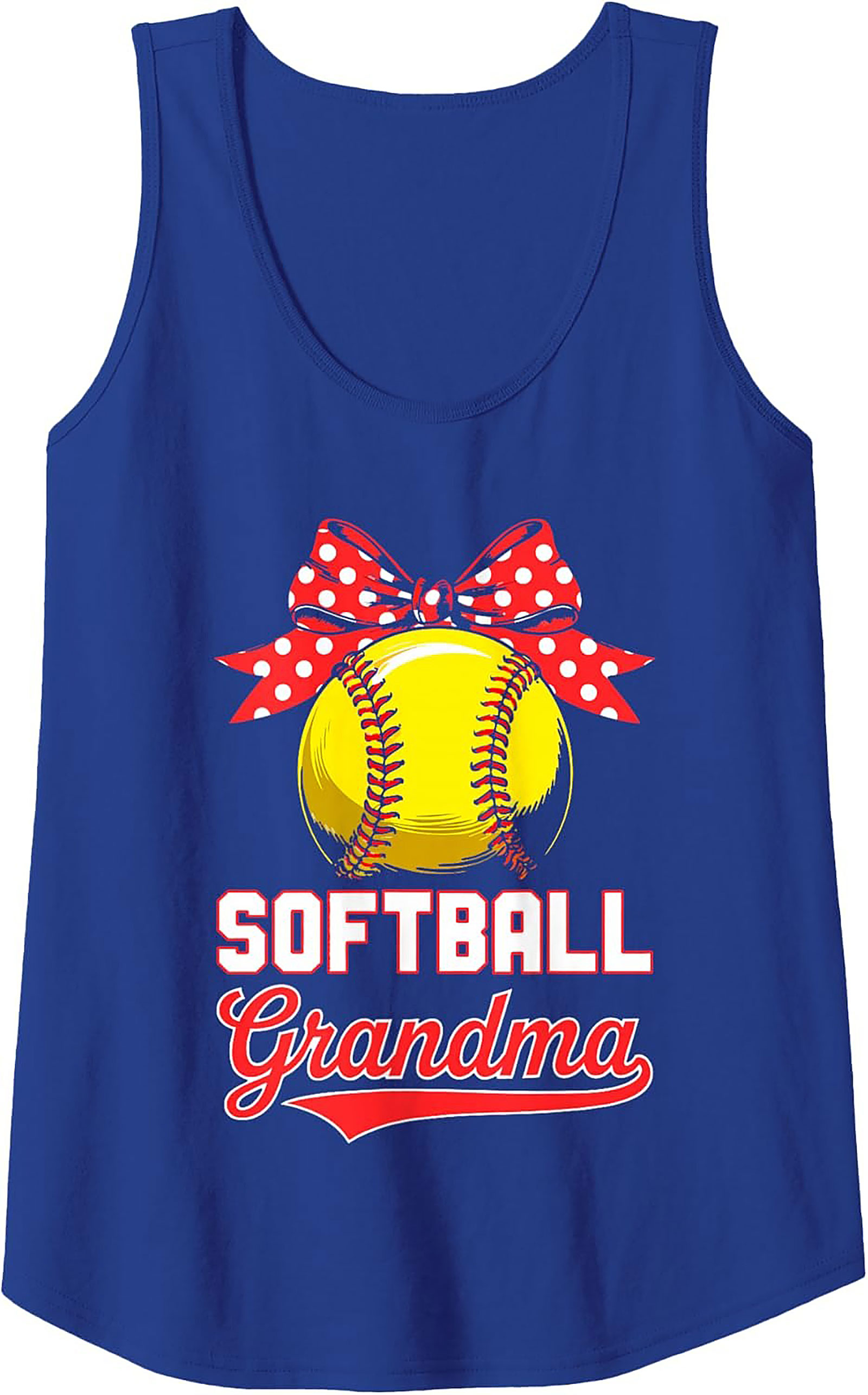 Softball Grandma Tank Top Proud Fan Gift Idea