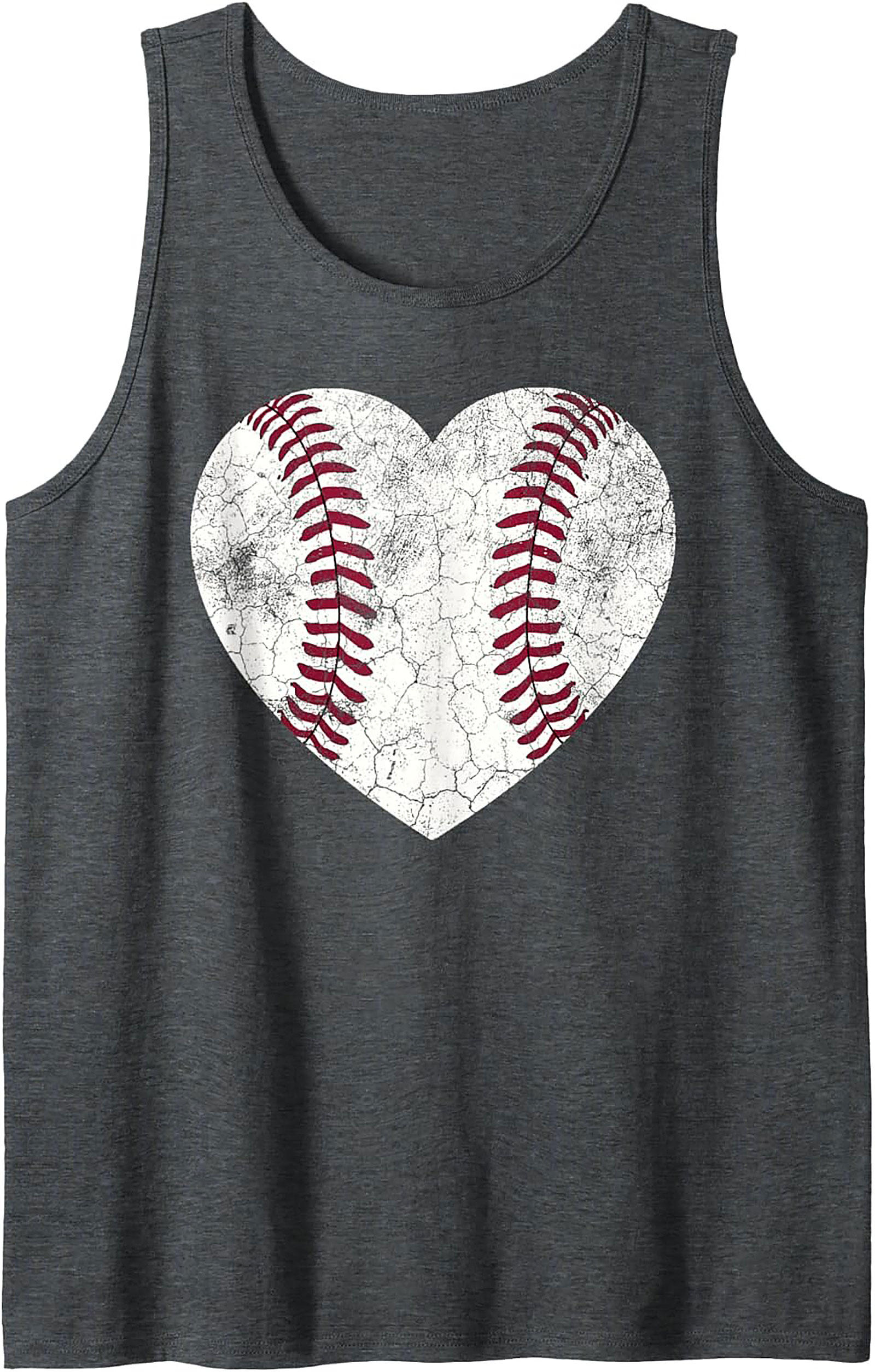 Baseball Heart Graphic Tank Top