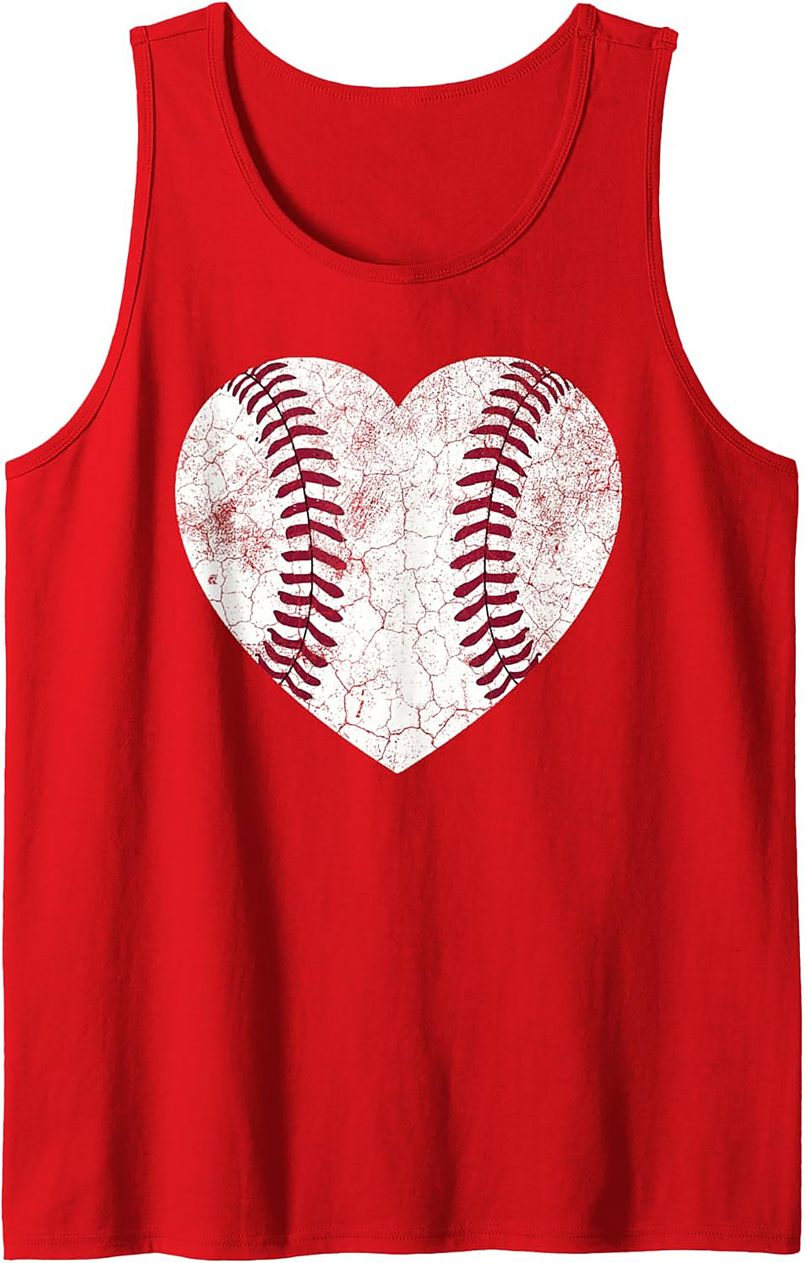 Baseball Heart Graphic Tank Top