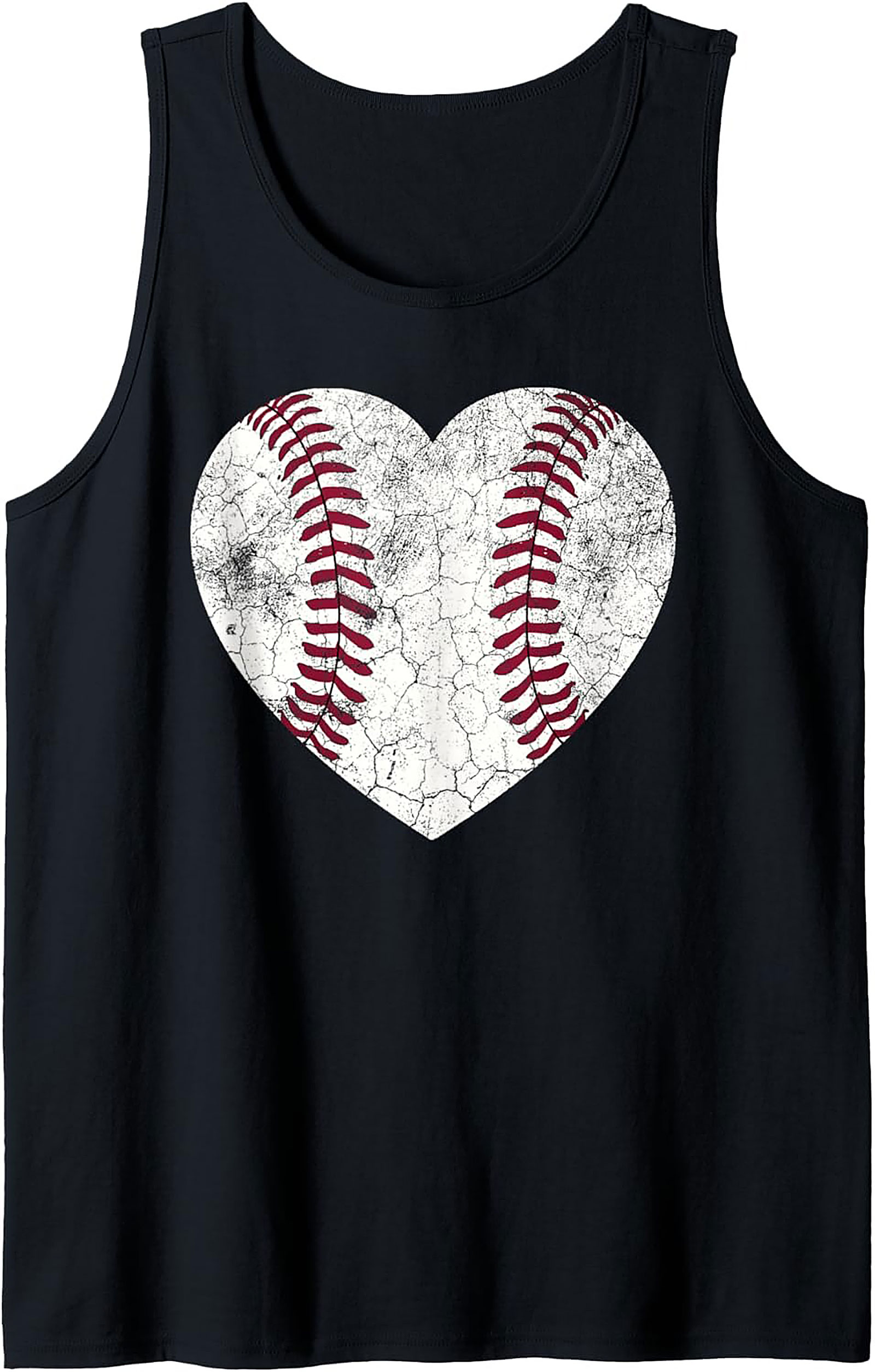 Baseball Heart Graphic Tank Top