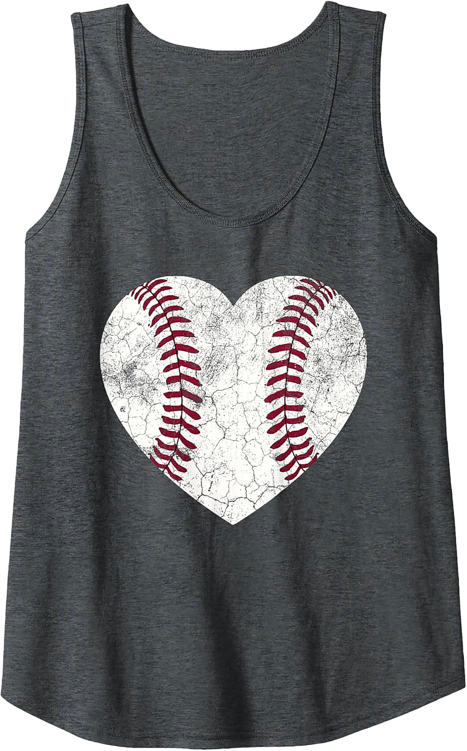 Baseball Heart Graphic Tank Top
