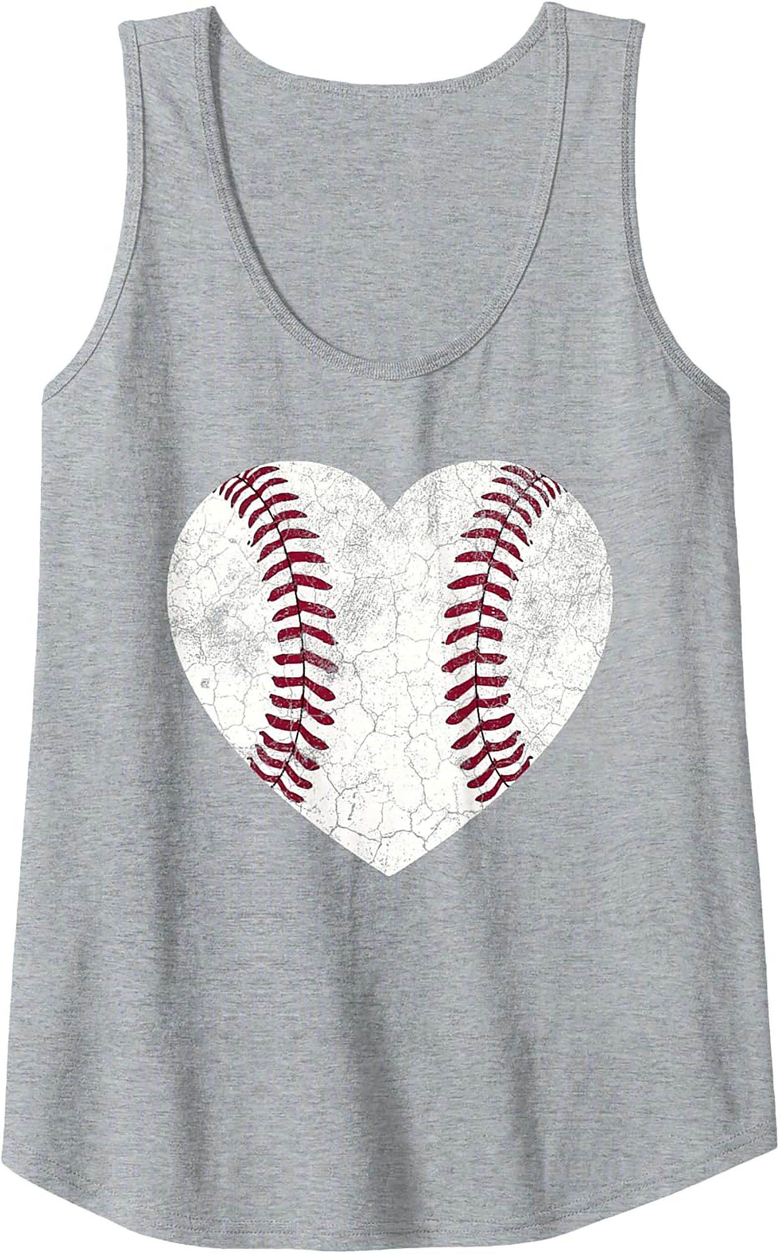 Baseball Heart Graphic Tank Top