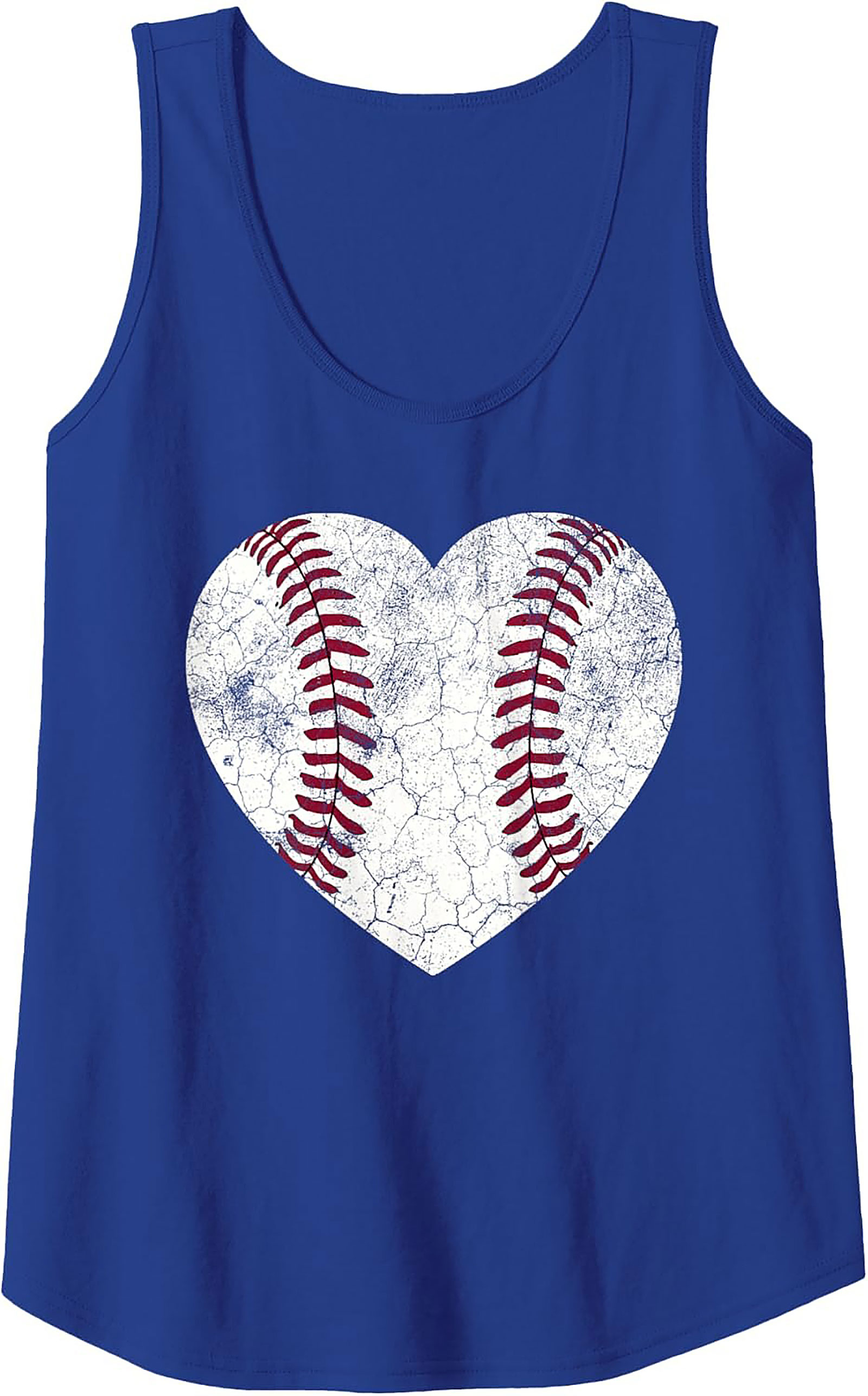Baseball Heart Graphic Tank Top