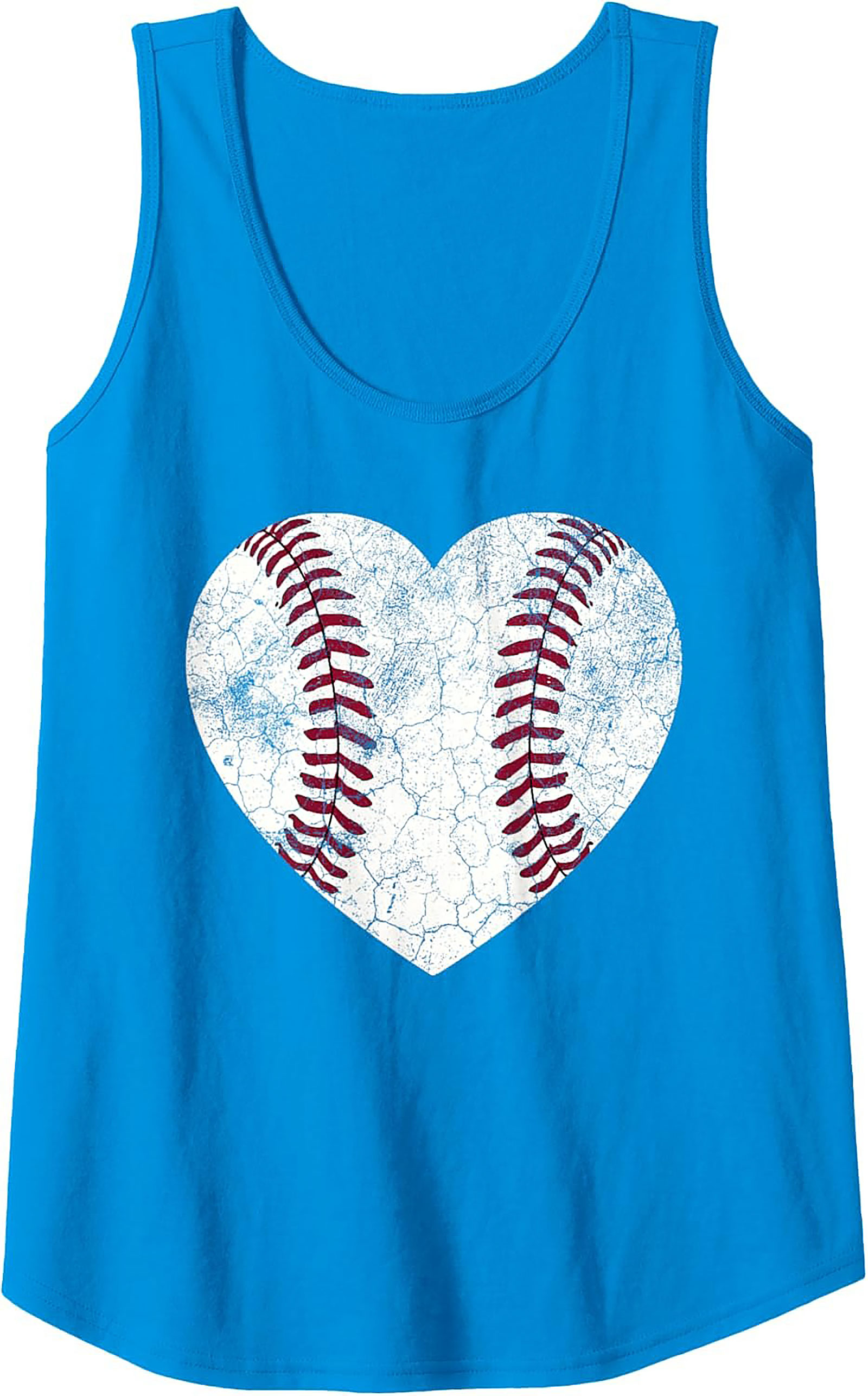 Baseball Heart Graphic Tank Top