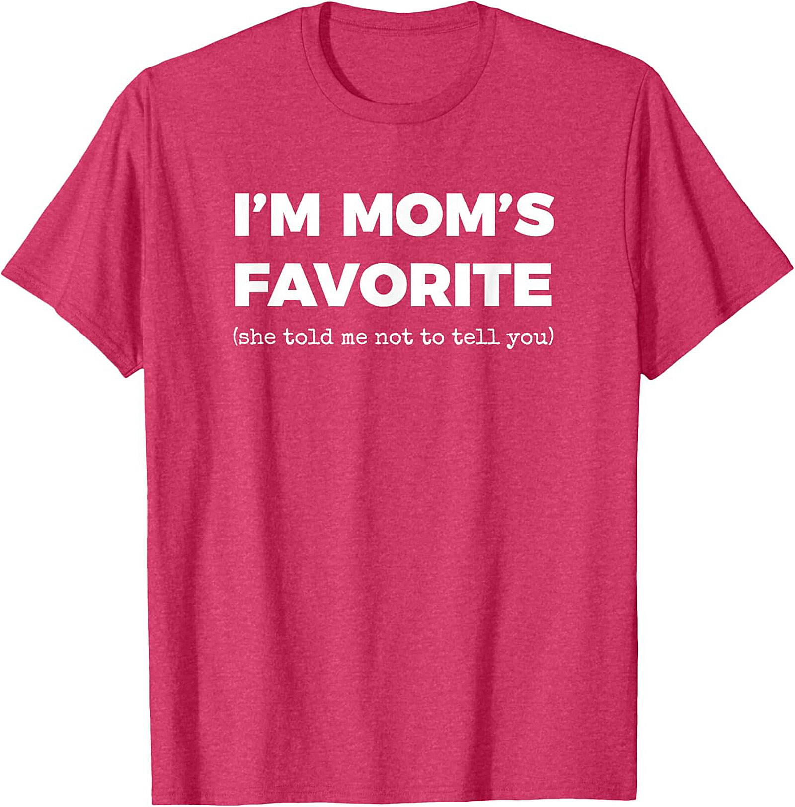 Mom's Favorite Graphic Tee  Funny Sibling Rivalry Shirt