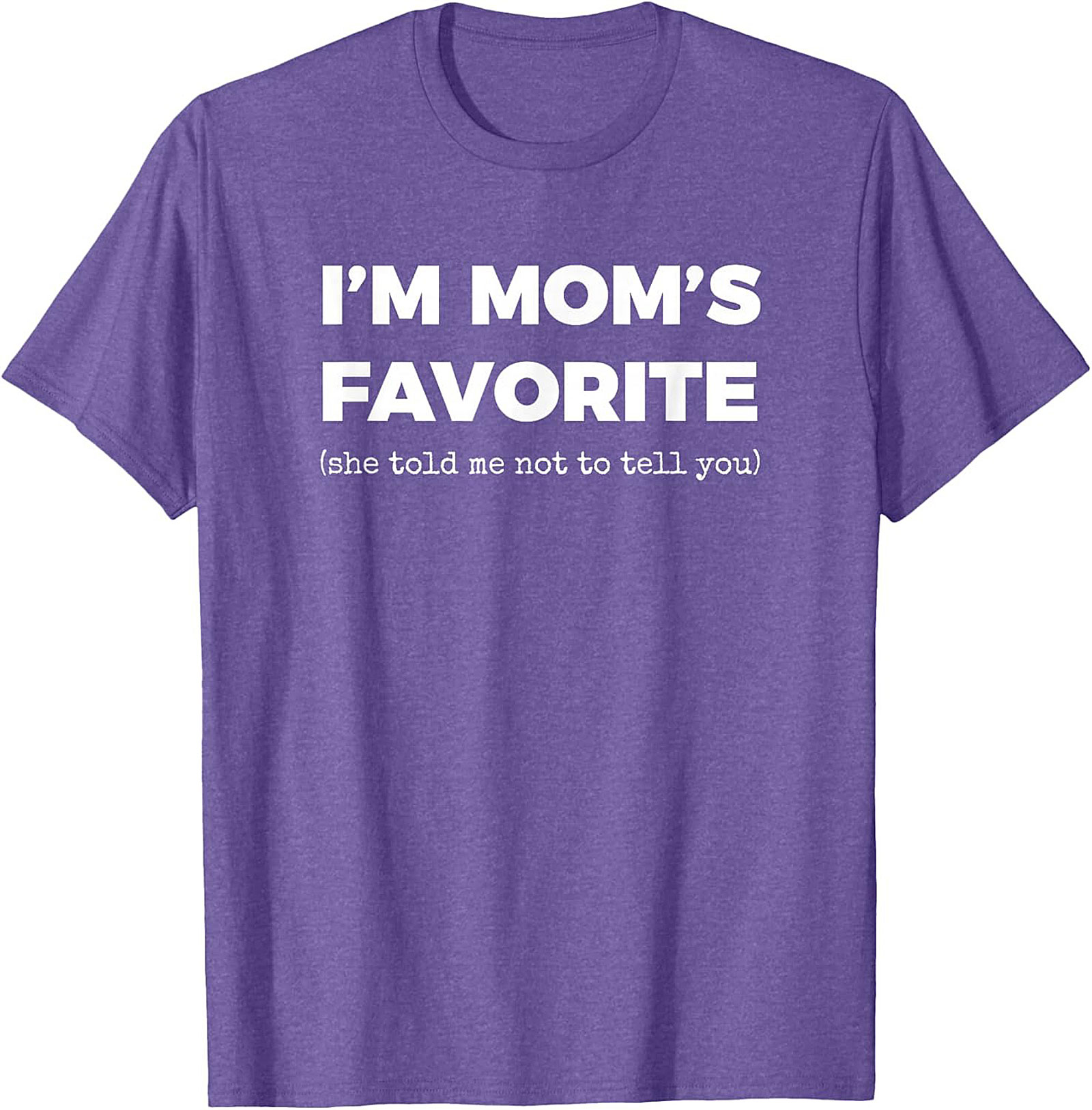 Mom's Favorite Graphic Tee  Funny Sibling Rivalry Shirt