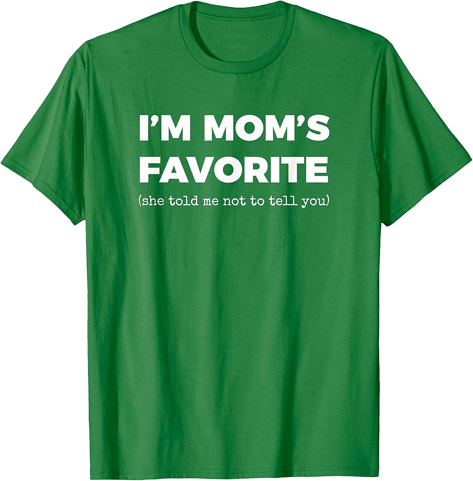 Mom's Favorite Graphic Tee  Funny Sibling Rivalry Shirt