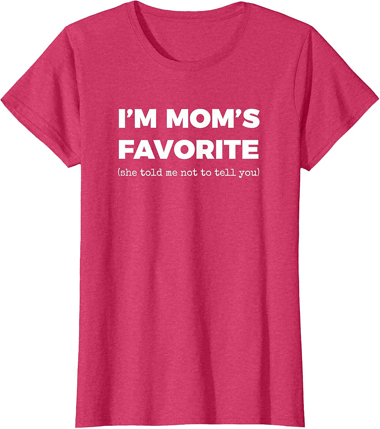 Mom's Favorite Graphic Tee  Funny Sibling Rivalry Shirt
