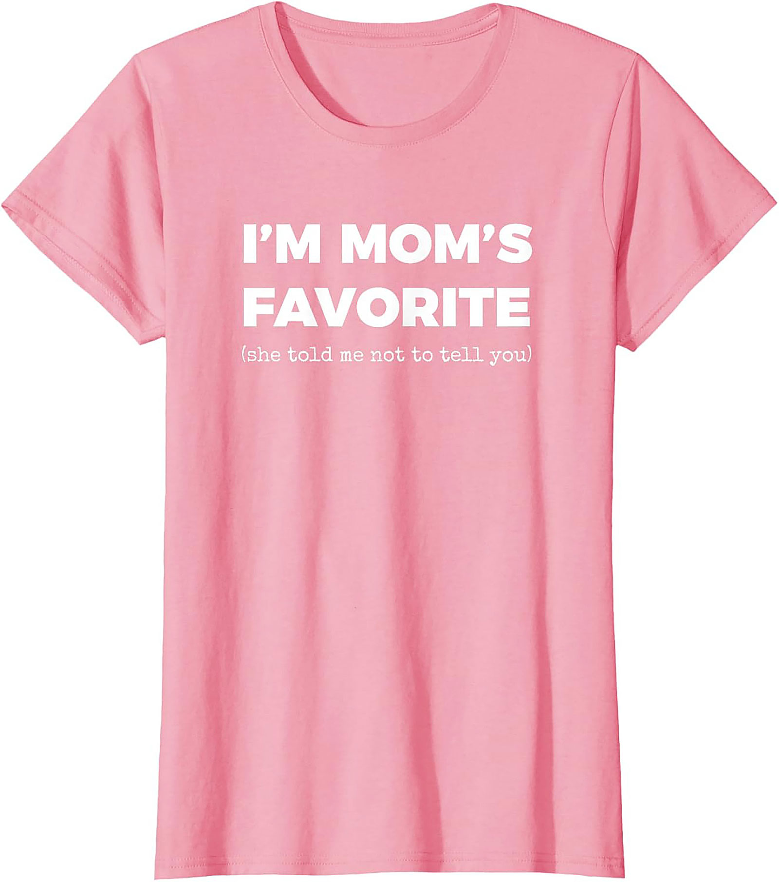Mom's Favorite Graphic Tee  Funny Sibling Rivalry Shirt