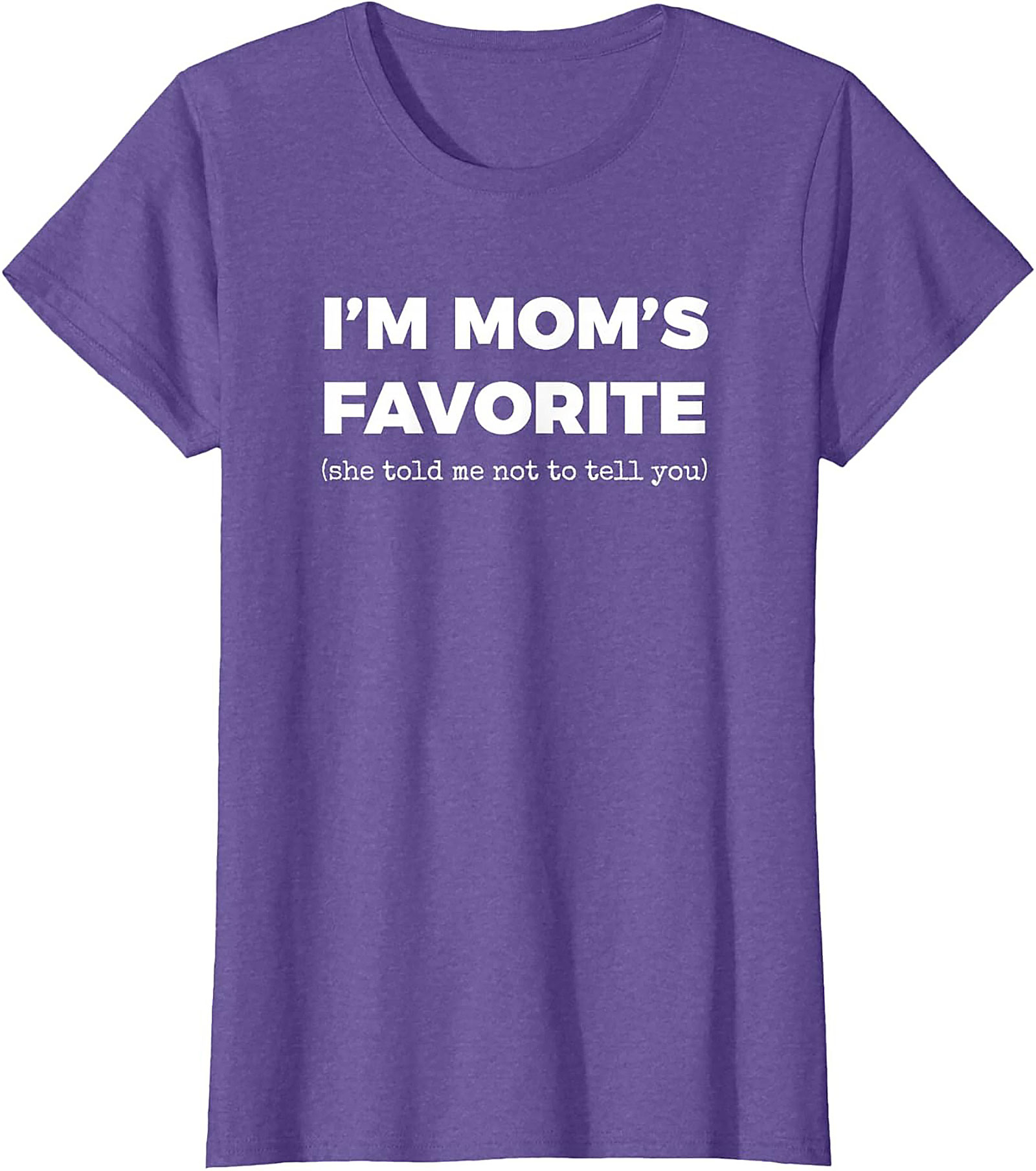 Mom's Favorite Graphic Tee  Funny Sibling Rivalry Shirt
