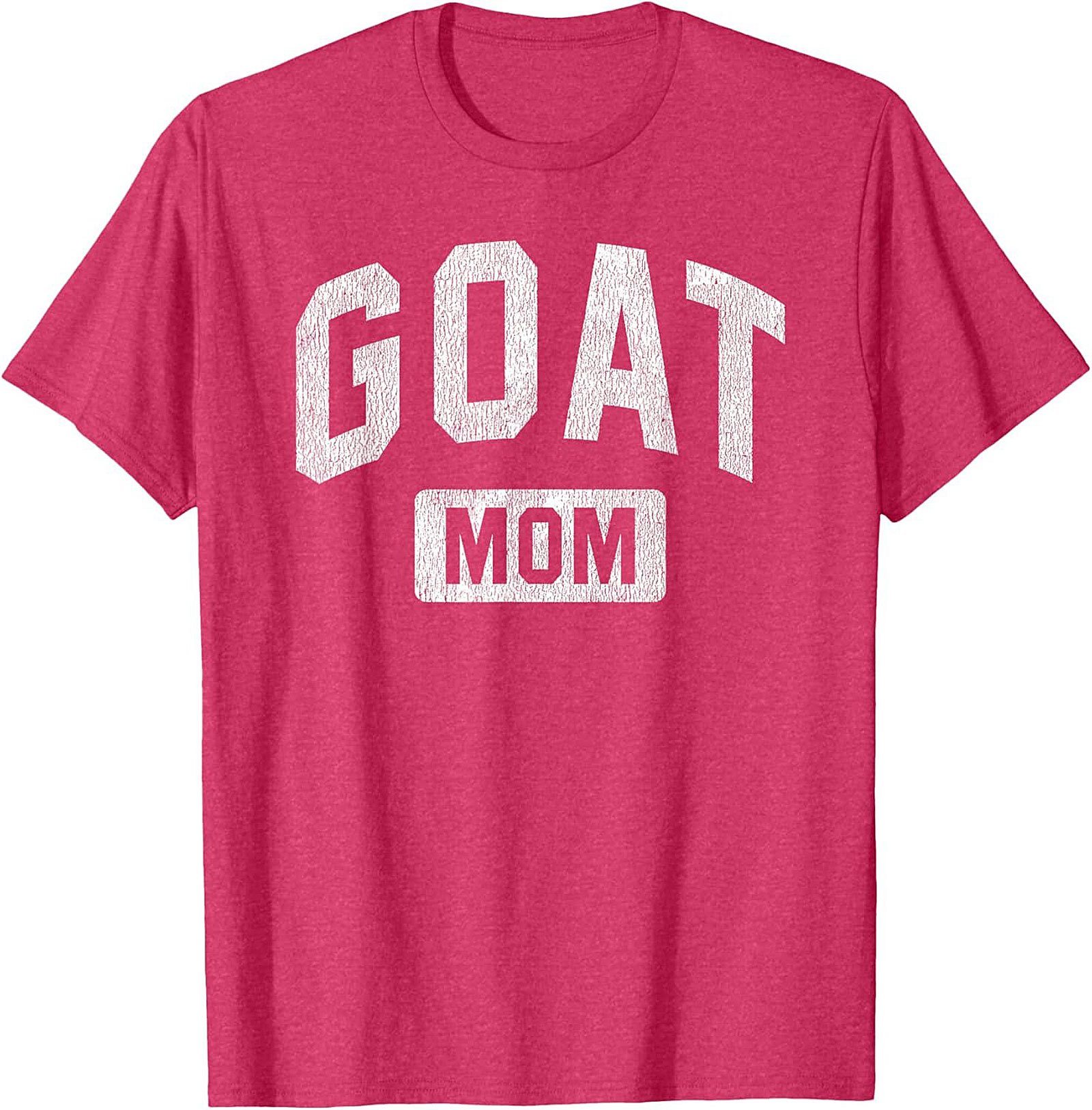 GOAT Mom Graphic Tee Greatest Of All Time Funny Shirt
