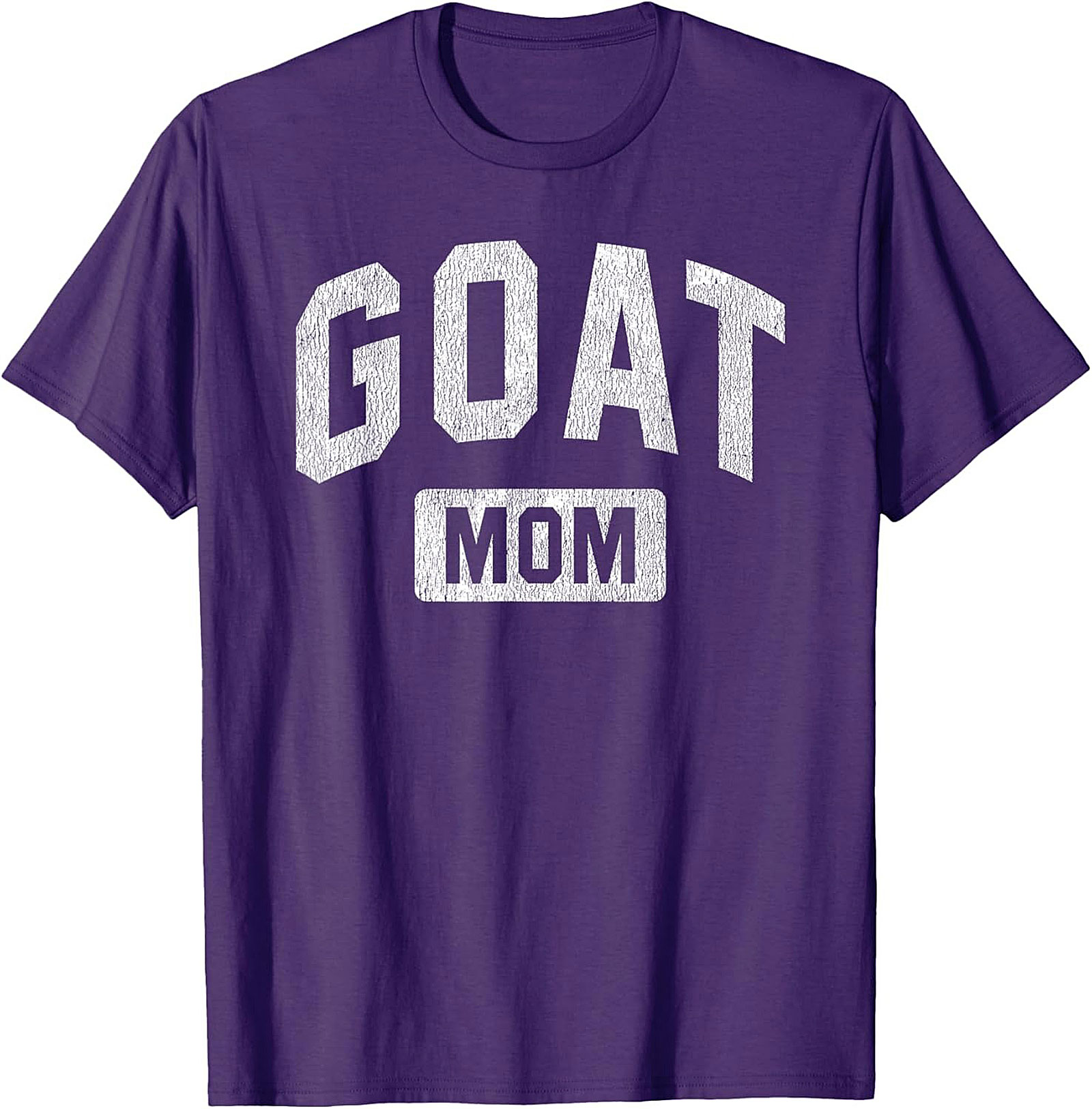 GOAT Mom Graphic Tee Greatest Of All Time Funny Shirt