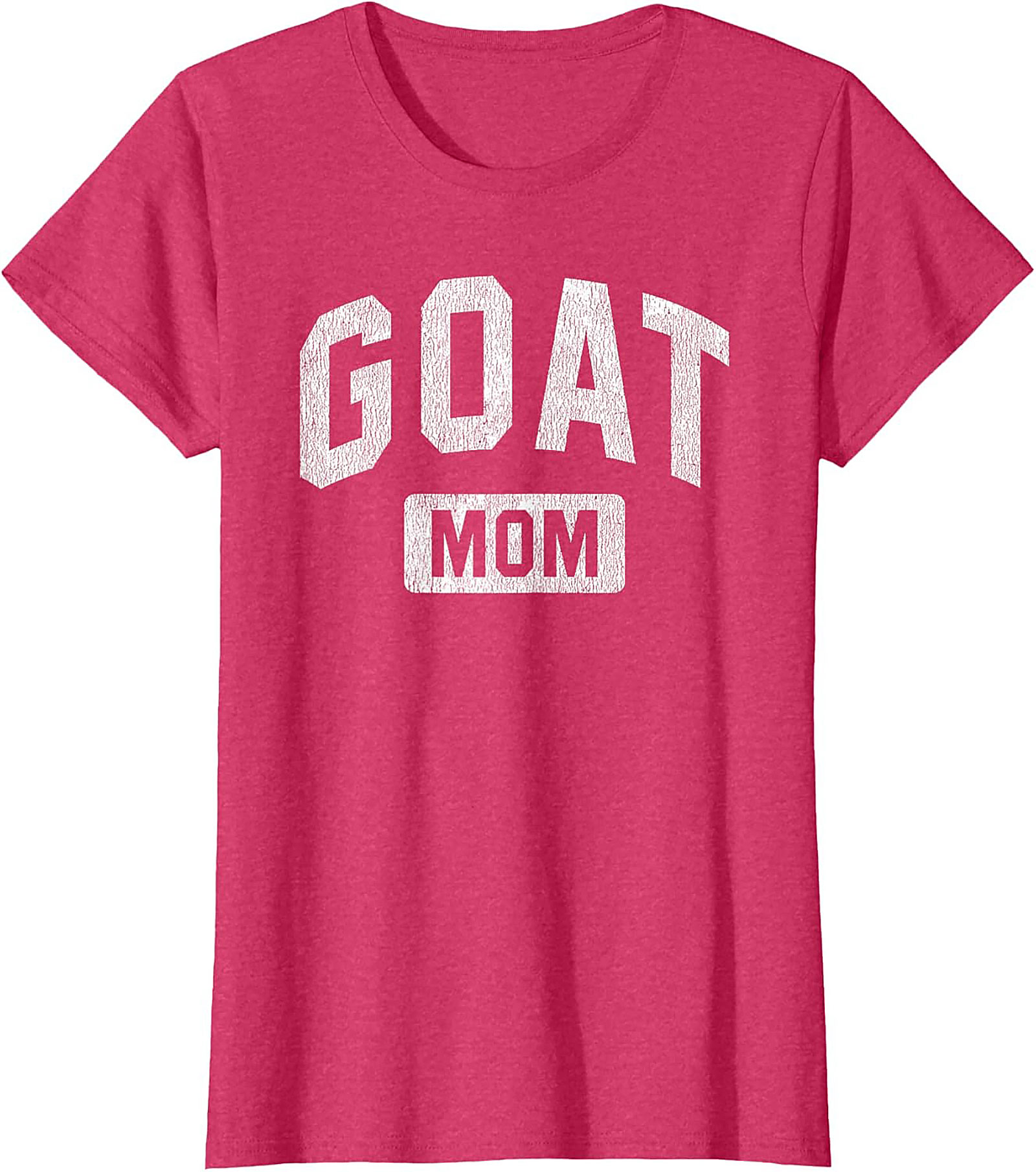 GOAT Mom Graphic Tee Greatest Of All Time Funny Shirt