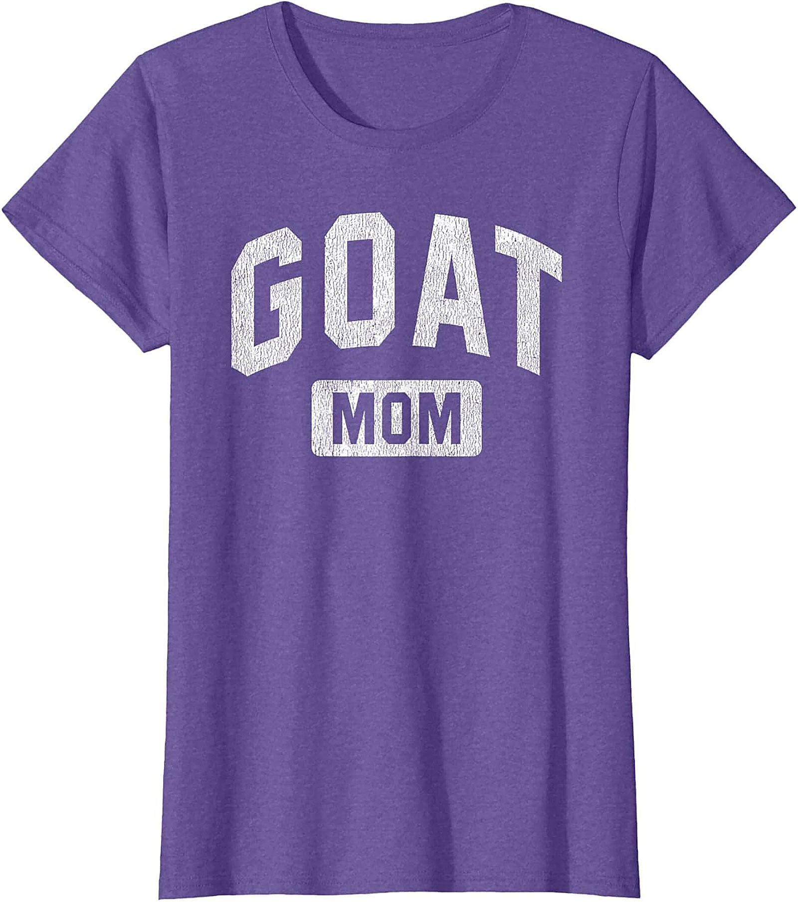 GOAT Mom Graphic Tee Greatest Of All Time Funny Shirt