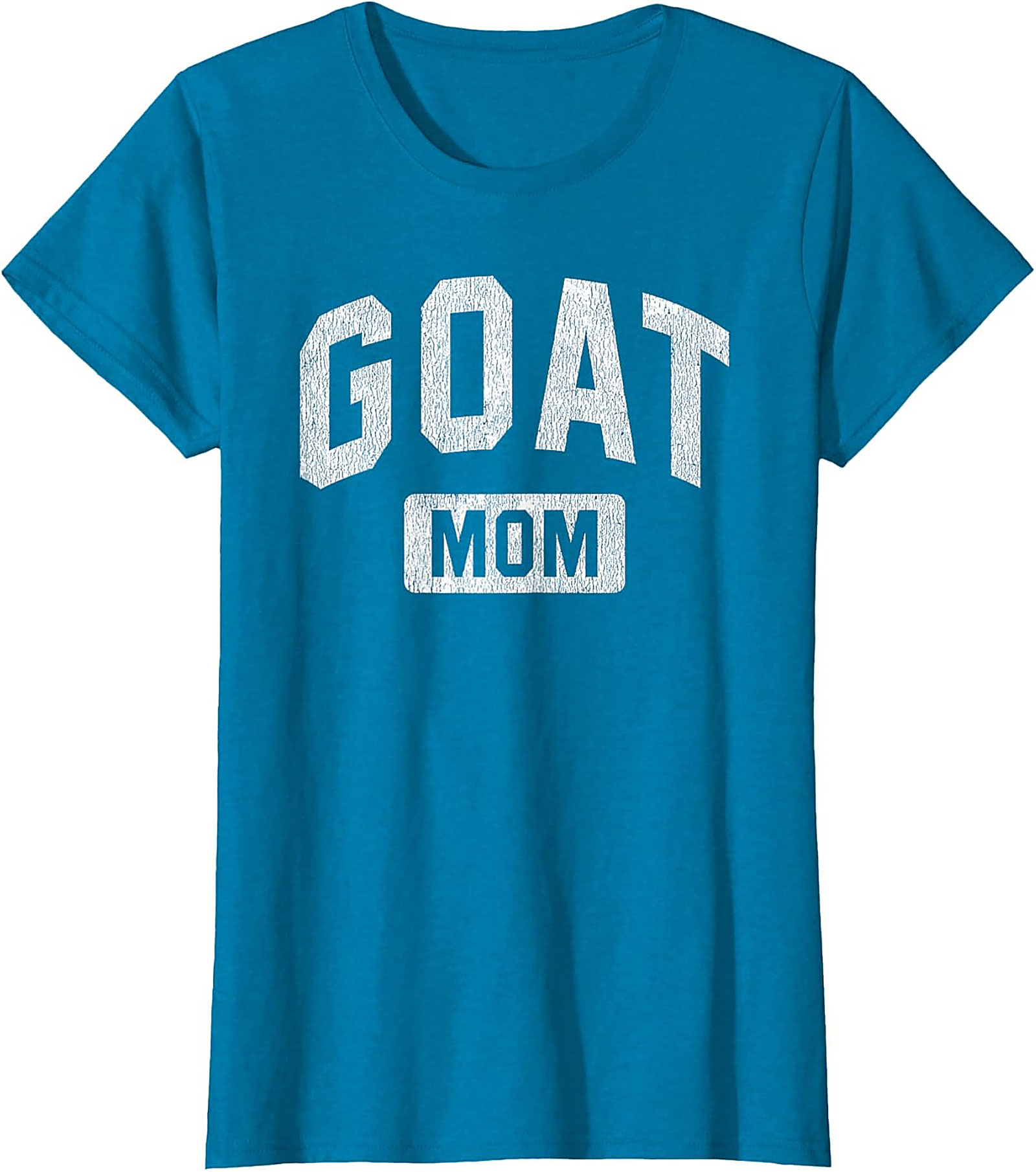 GOAT Mom Graphic Tee Greatest Of All Time Funny Shirt