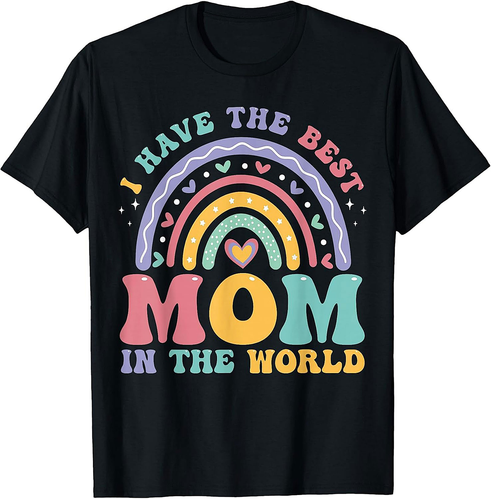Groovy Best Mom T-shirt Retro Mother's Day Unisex Tee