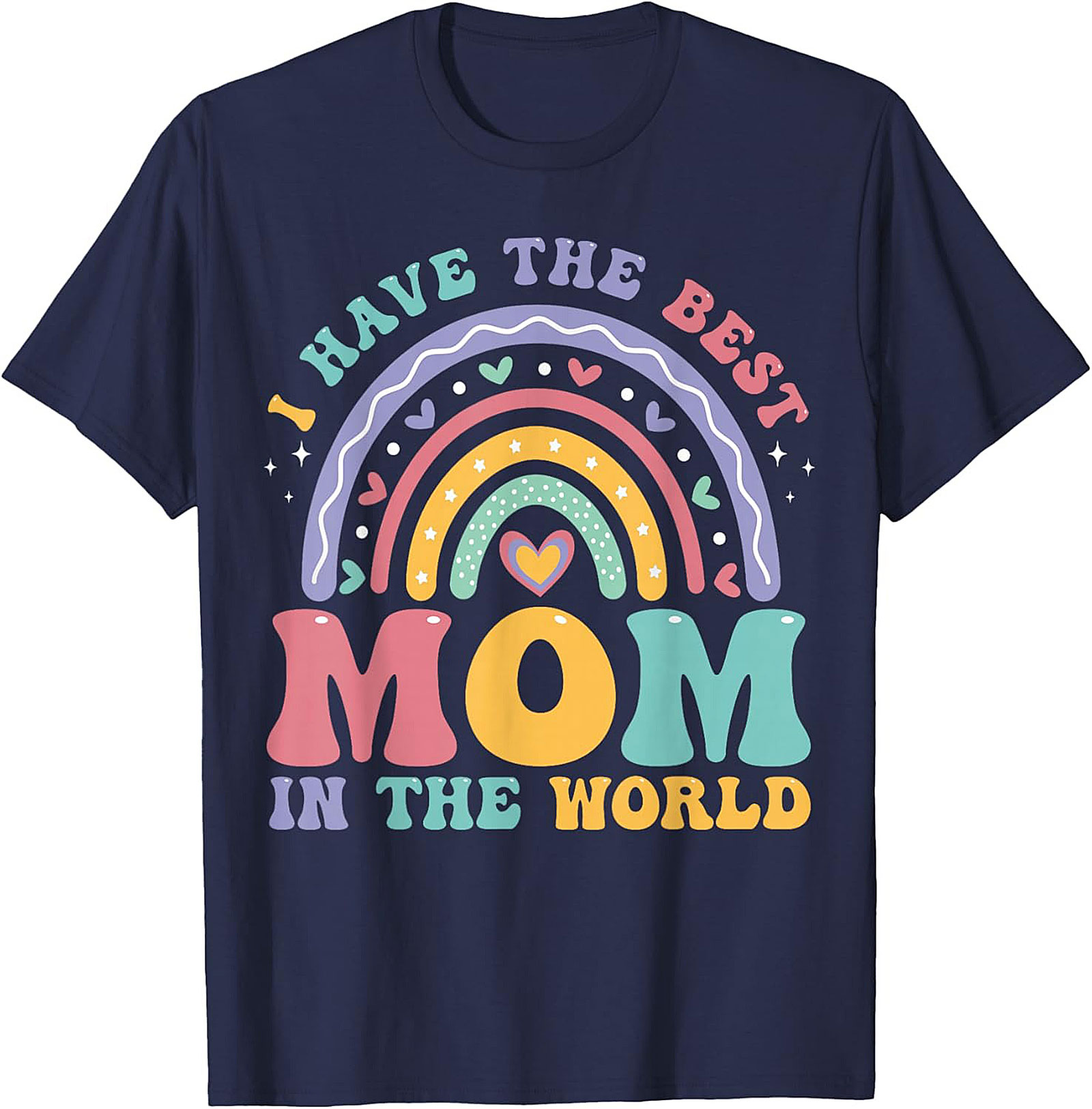 Groovy Best Mom T-shirt Retro Mother's Day Unisex Tee