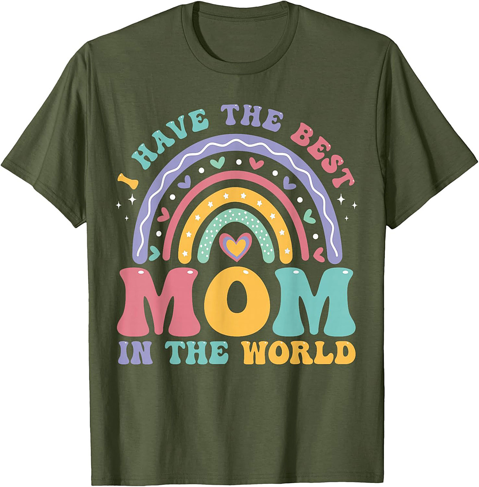 Groovy Best Mom T-shirt Retro Mother's Day Unisex Tee