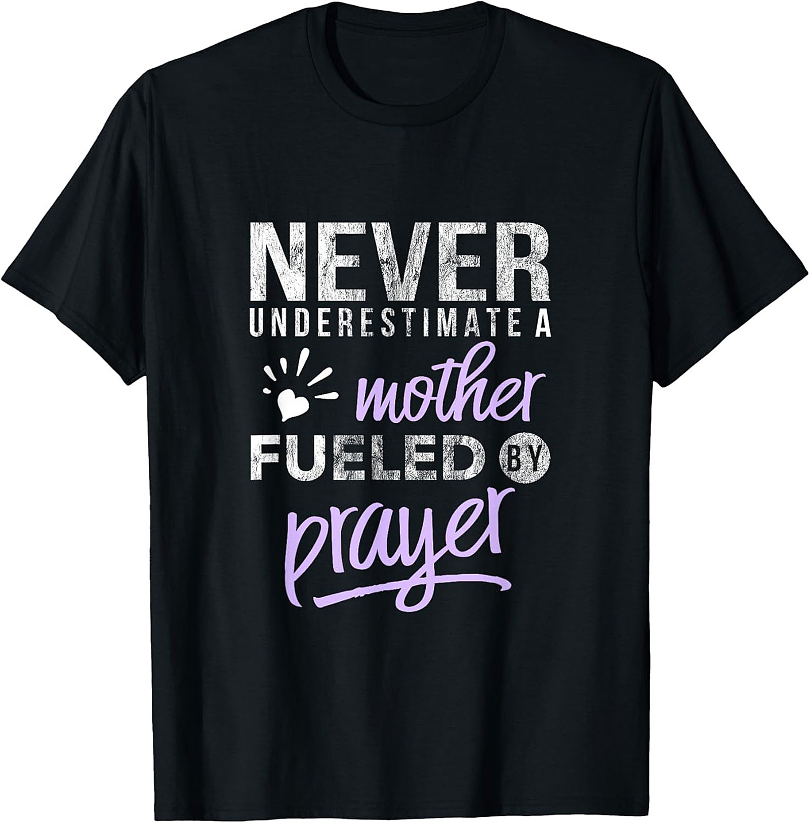 Mother Fueled by Prayer T-shirt Christian Mom Tee Gift