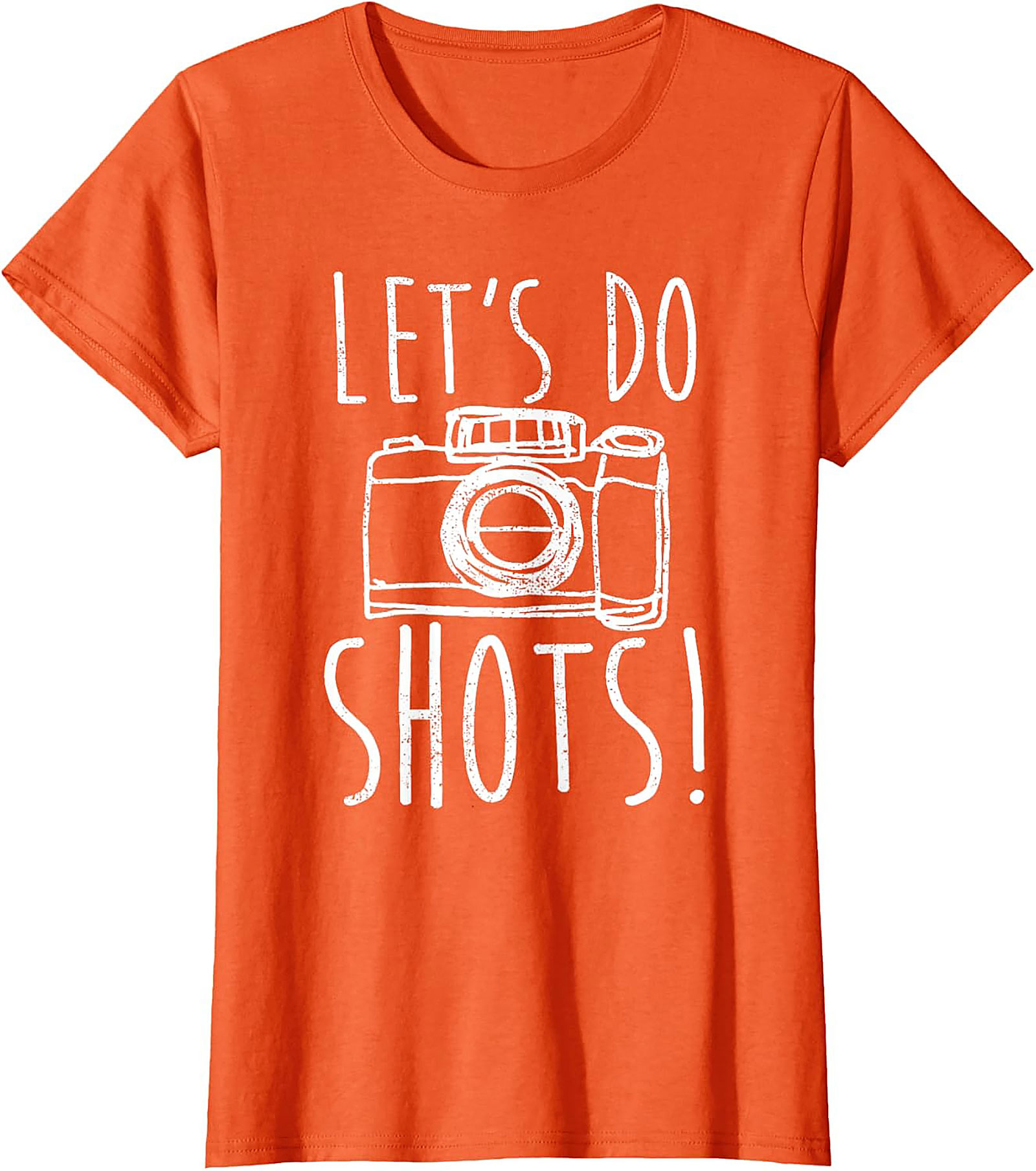 Let's Do Shots Funny Photography T-Shirt | Camera Tee