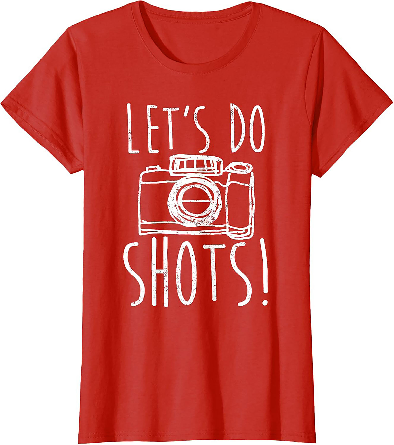 Let's Do Shots Funny Photography T-Shirt | Camera Tee
