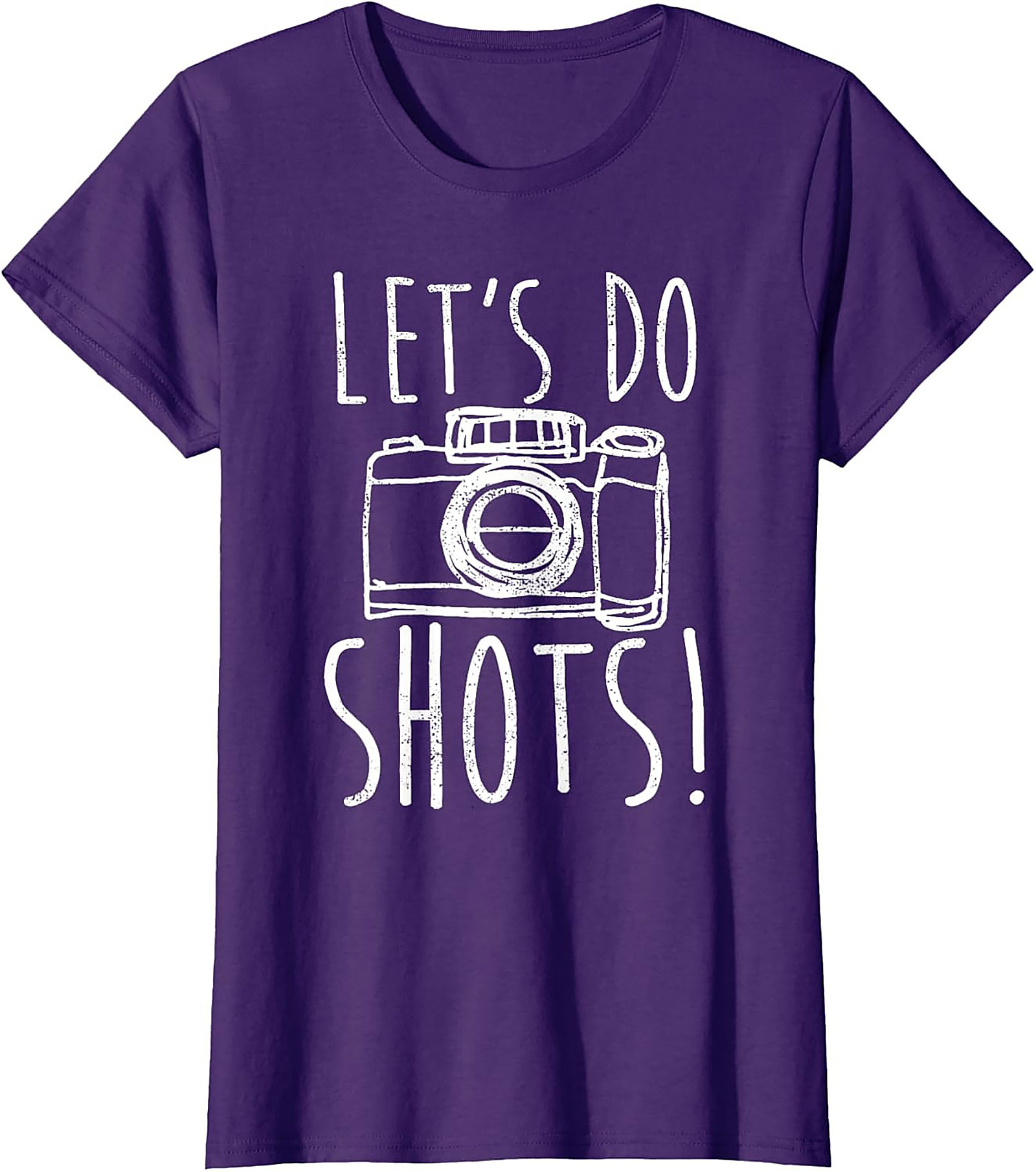 Let's Do Shots Funny Photography T-Shirt | Camera Tee