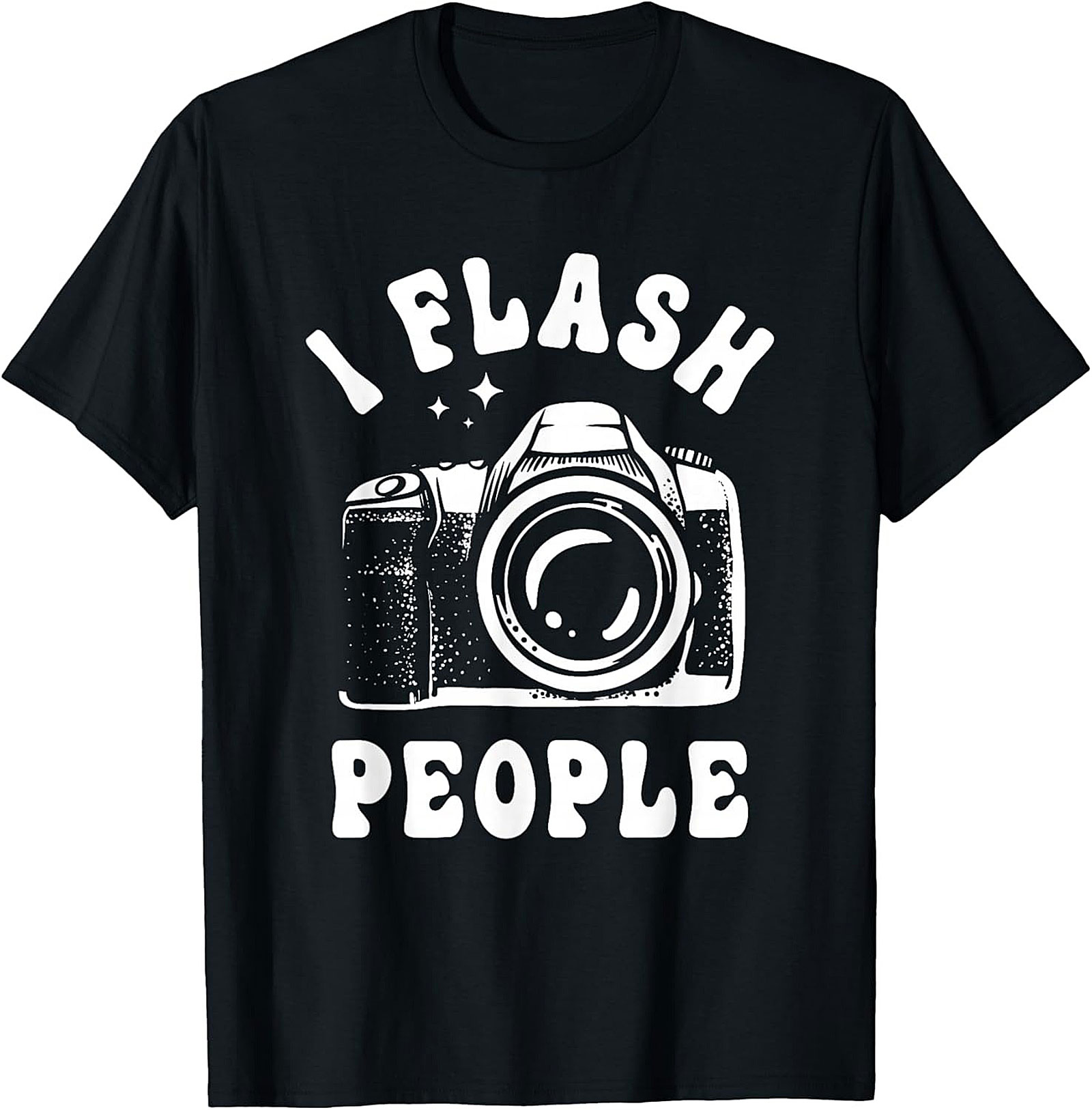 Funny Photographer T-shirt | I Flash People Camera Tee