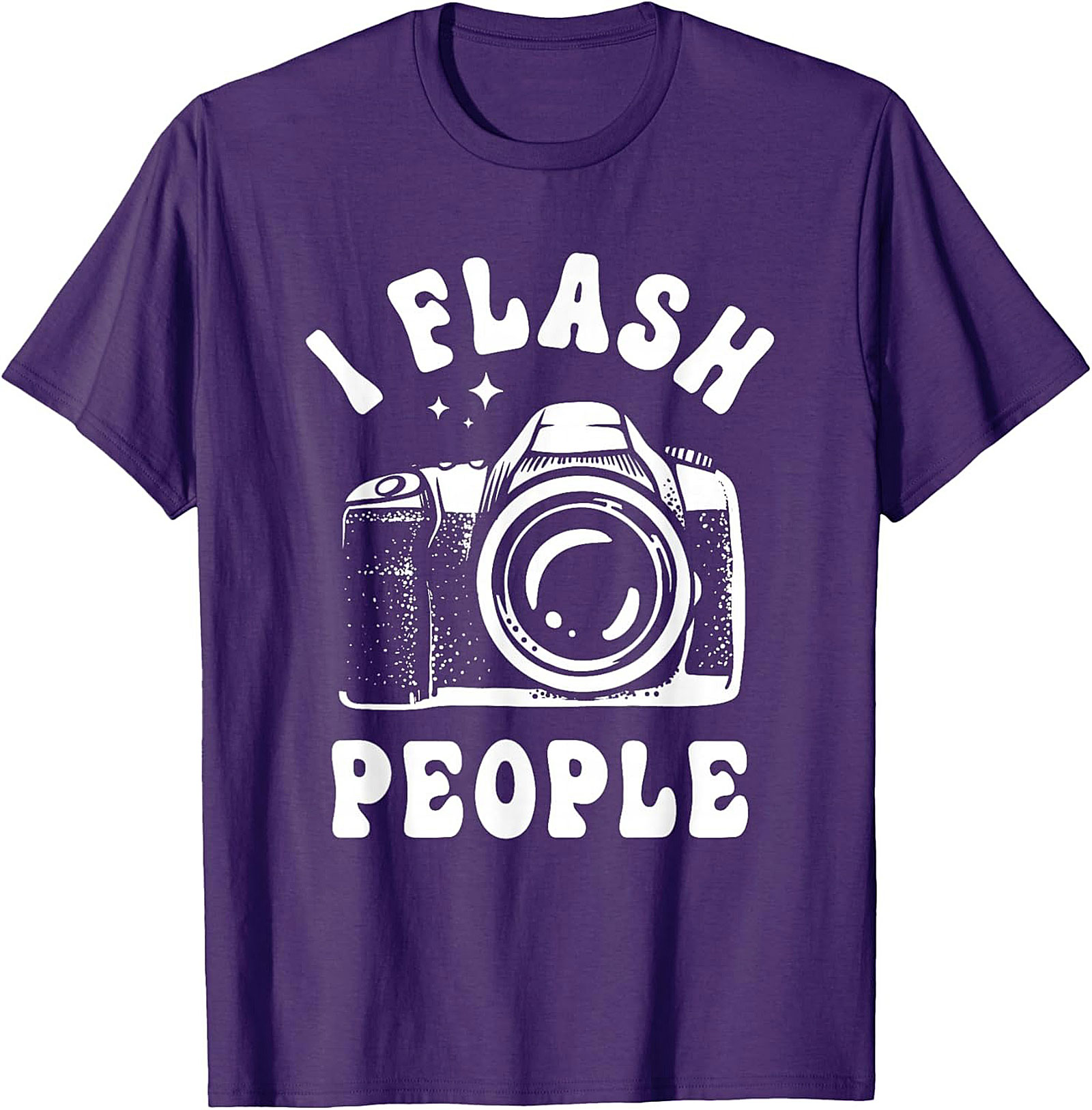Funny Photographer T-shirt | I Flash People Camera Tee