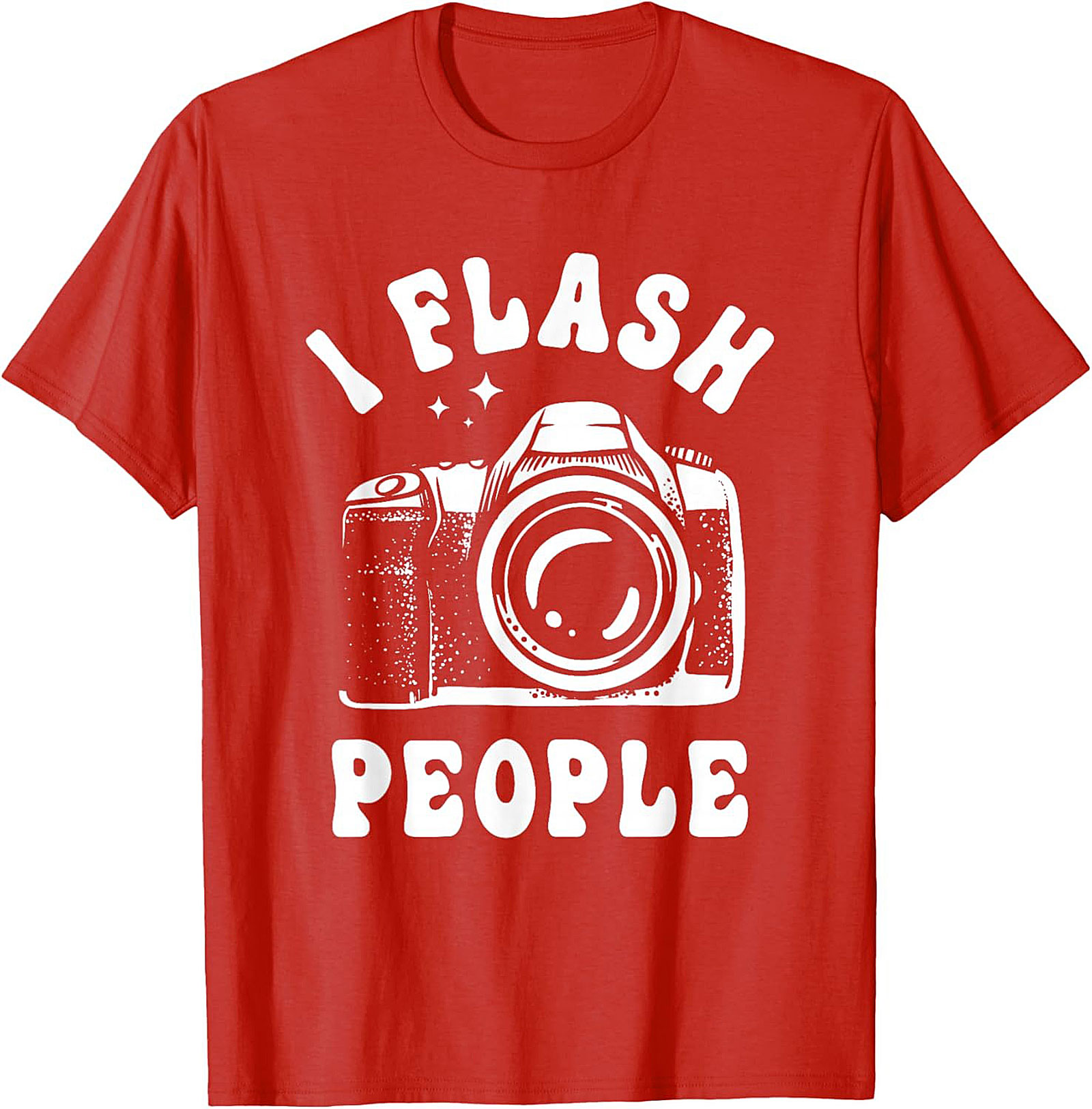 Funny Photographer T-shirt | I Flash People Camera Tee