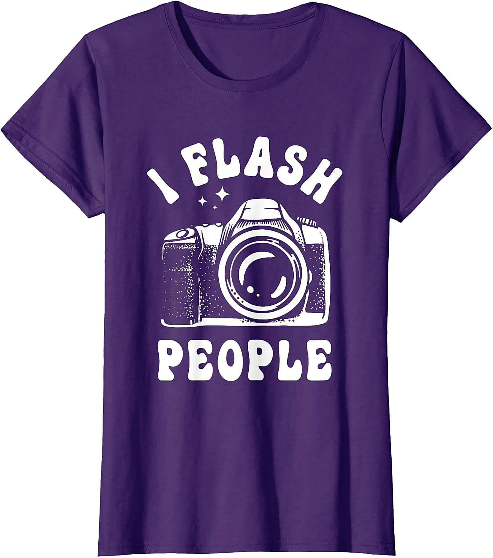 Funny Photographer T-shirt | I Flash People Camera Tee