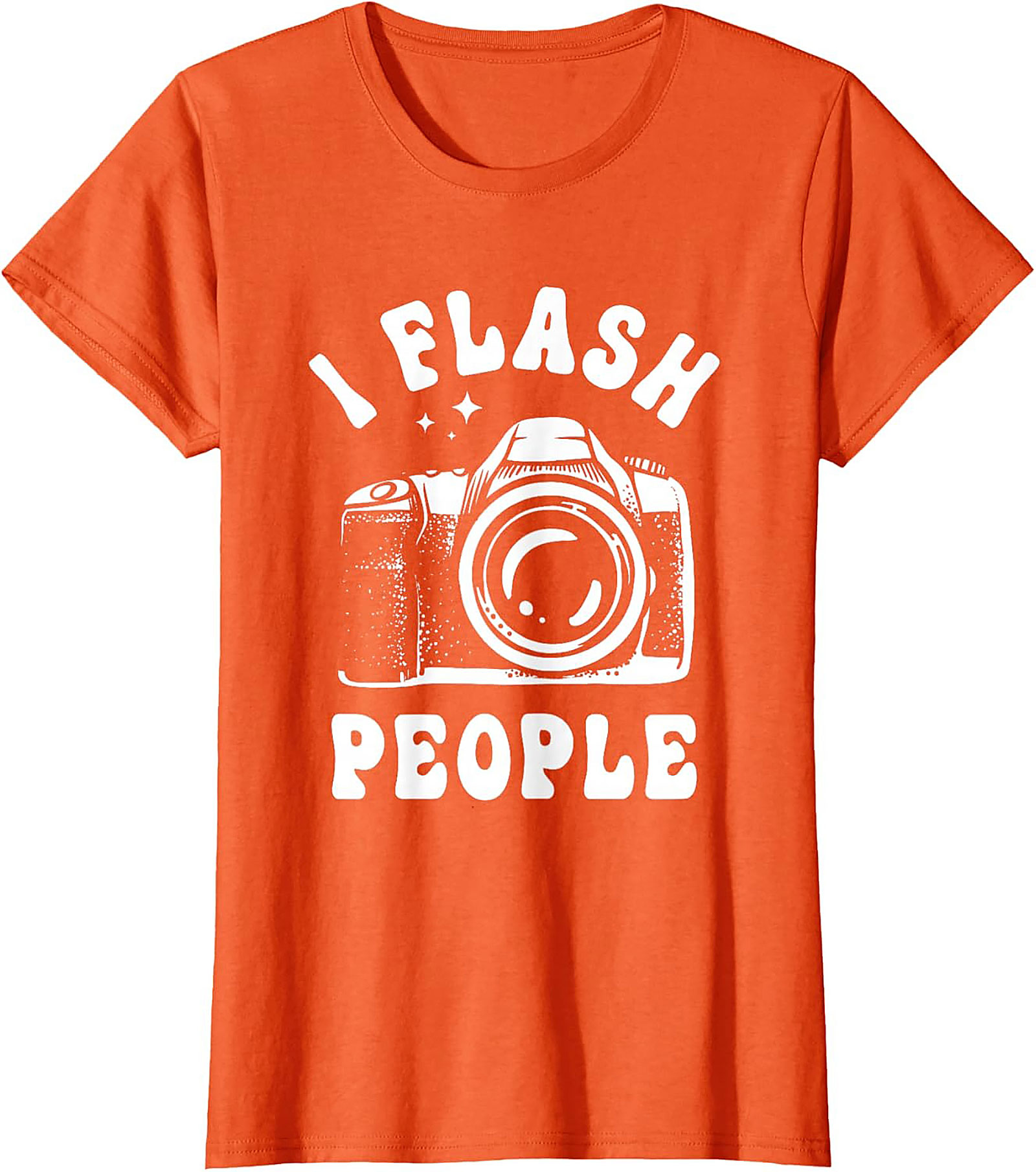 Funny Photographer T-shirt | I Flash People Camera Tee