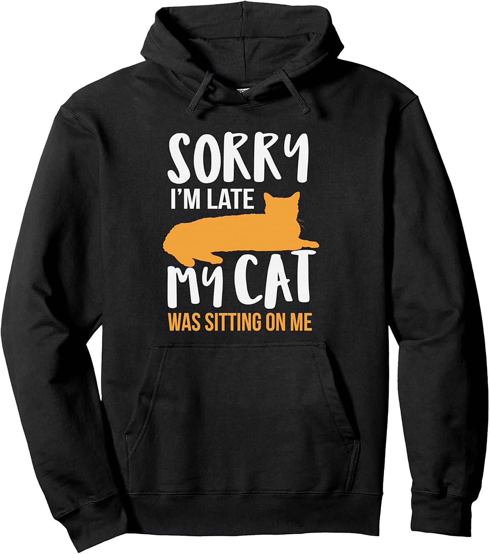 Funny Cat Excuse Pullover Hoodie Cozy Unisex Gift