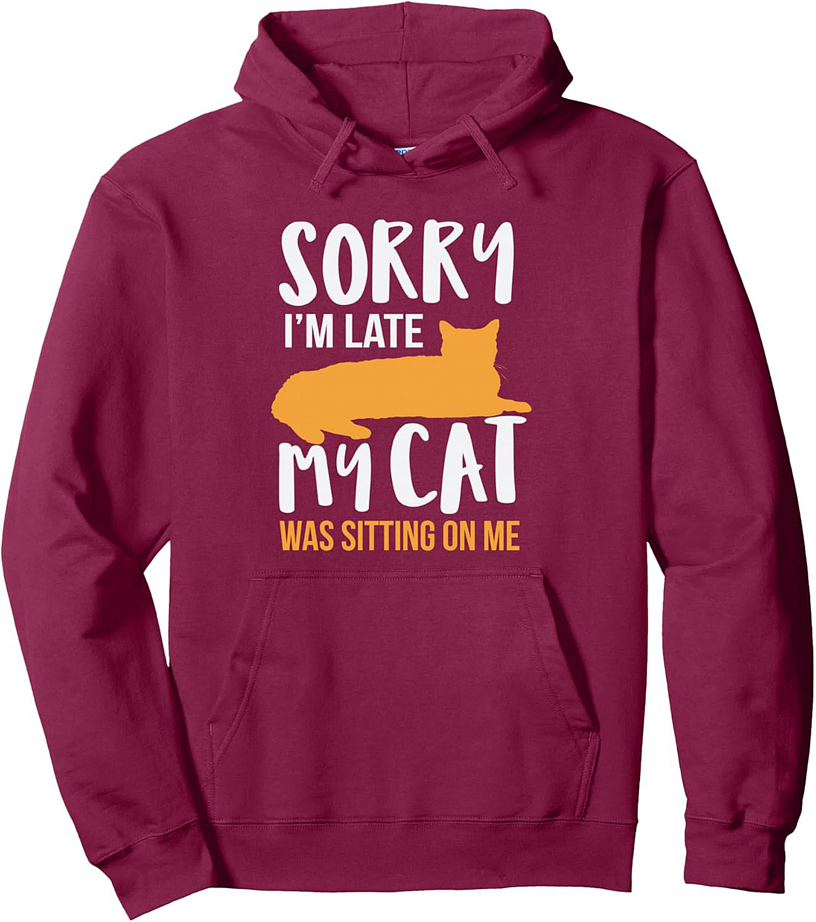 Funny Cat Excuse Pullover Hoodie Cozy Unisex Gift