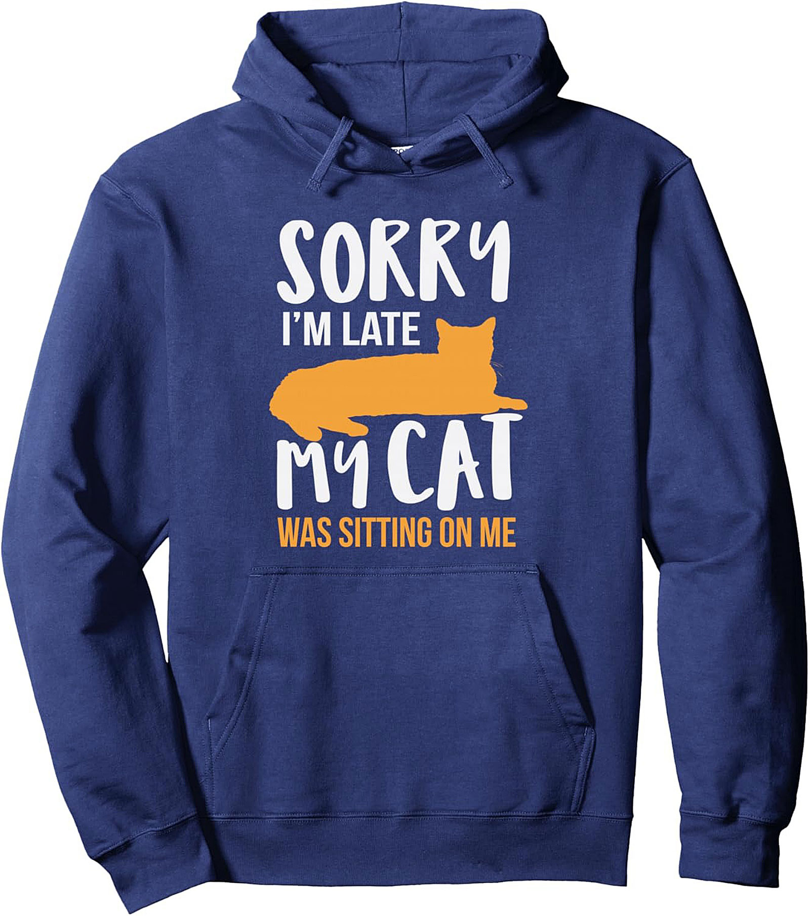 Funny Cat Excuse Pullover Hoodie Cozy Unisex Gift