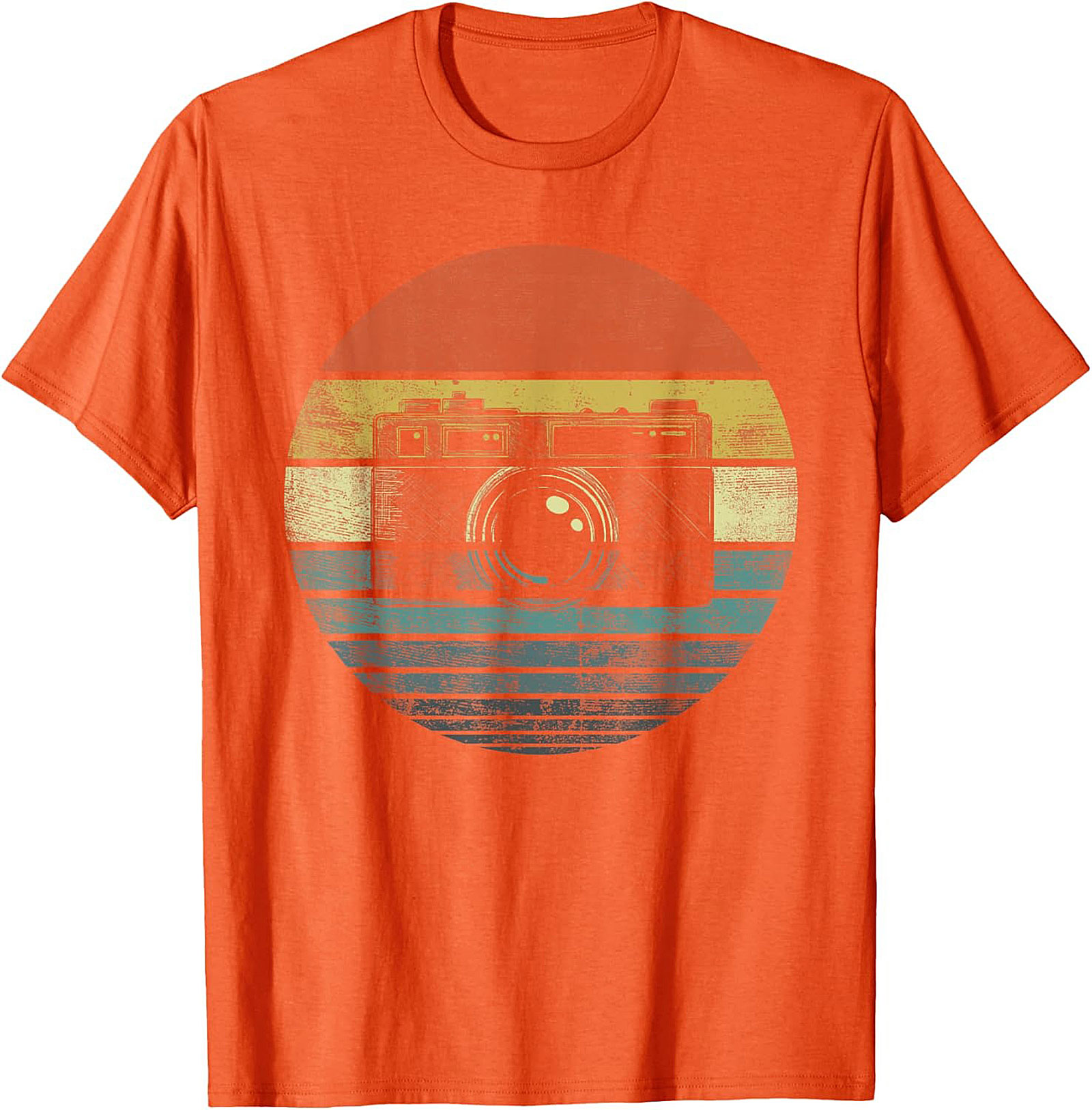 Retro Sunset Vintage Camera T-shirt | Photography Graphic Tee