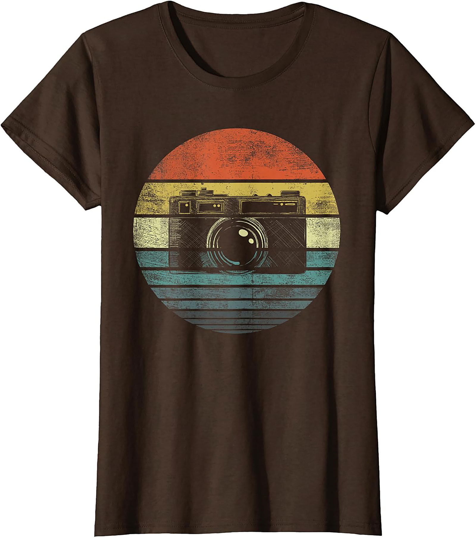 Retro Sunset Vintage Camera T-shirt | Photography Graphic Tee