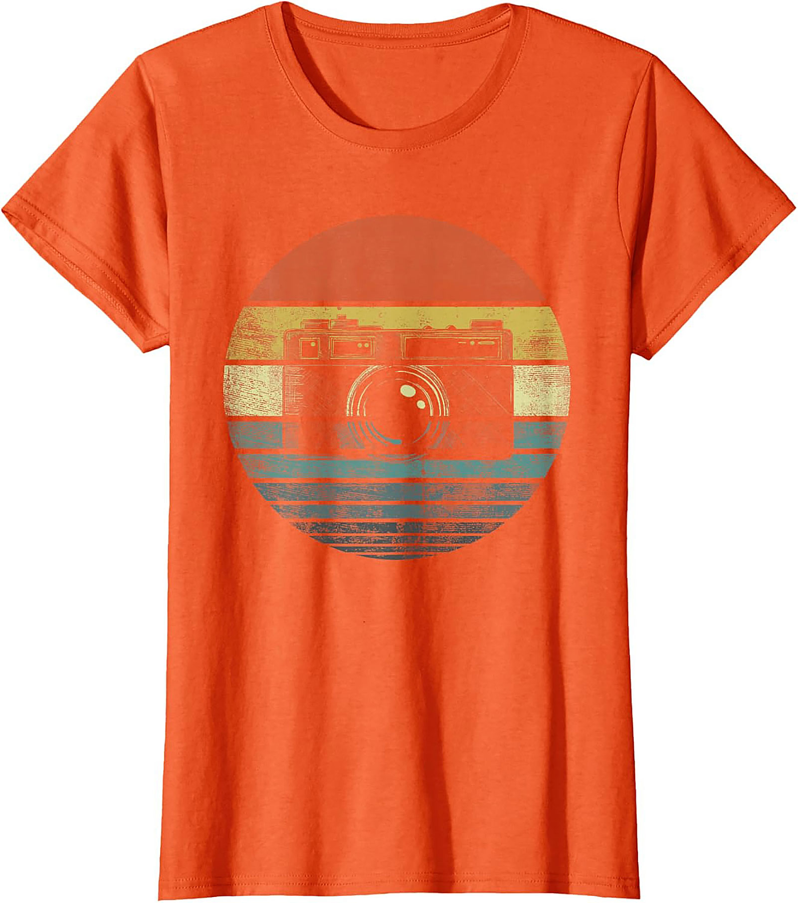 Retro Sunset Vintage Camera T-shirt | Photography Graphic Tee